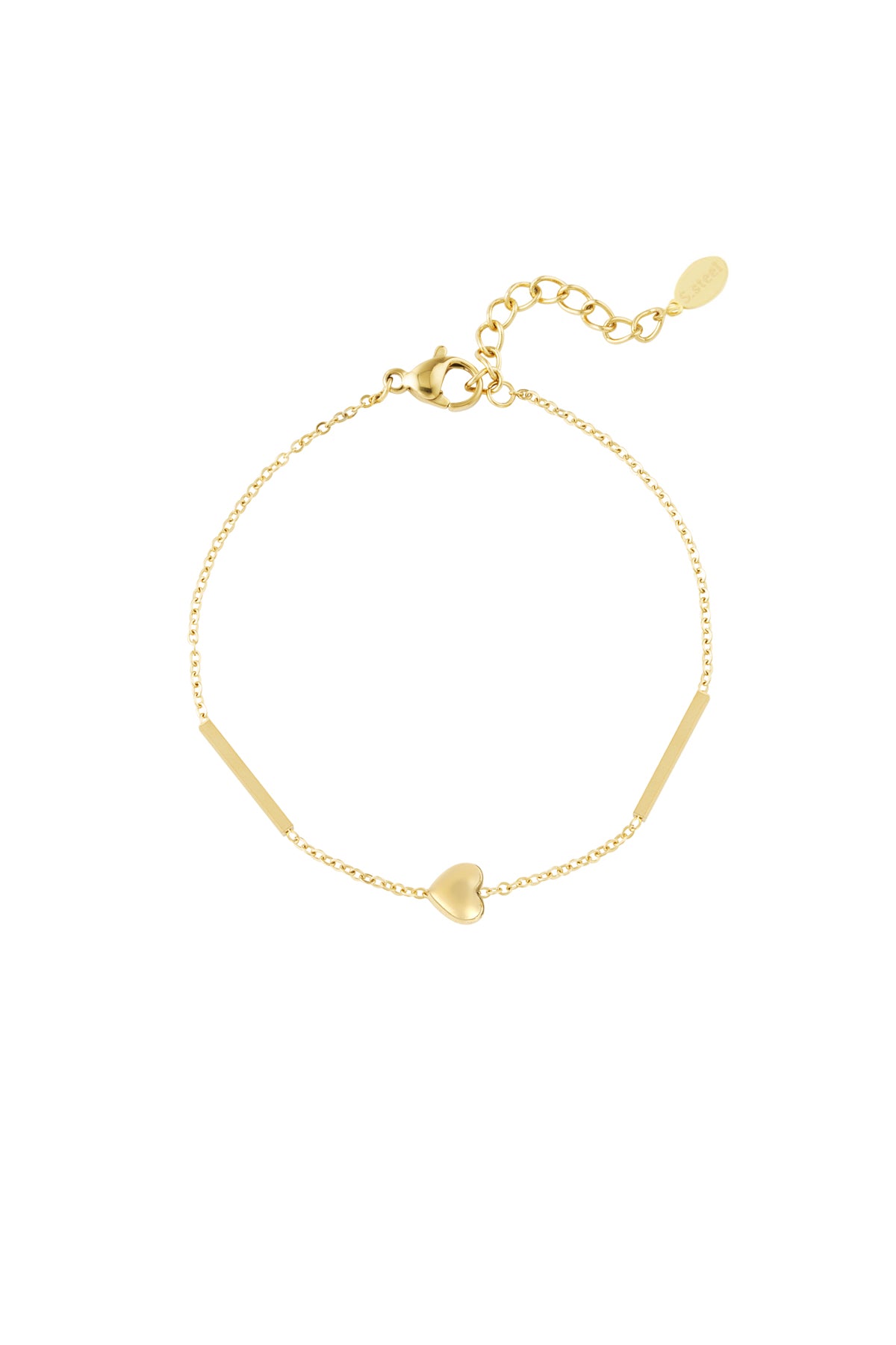 Stylish Stainless Steel Charm Bracelets in Silver & Gold