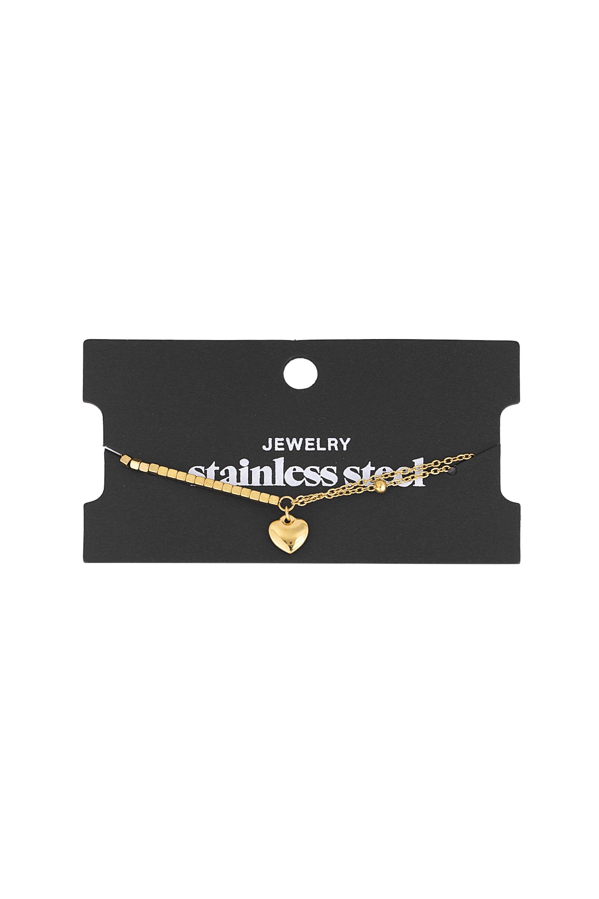Elegant Stainless Steel Charm Bracelets in Silver & Gold
