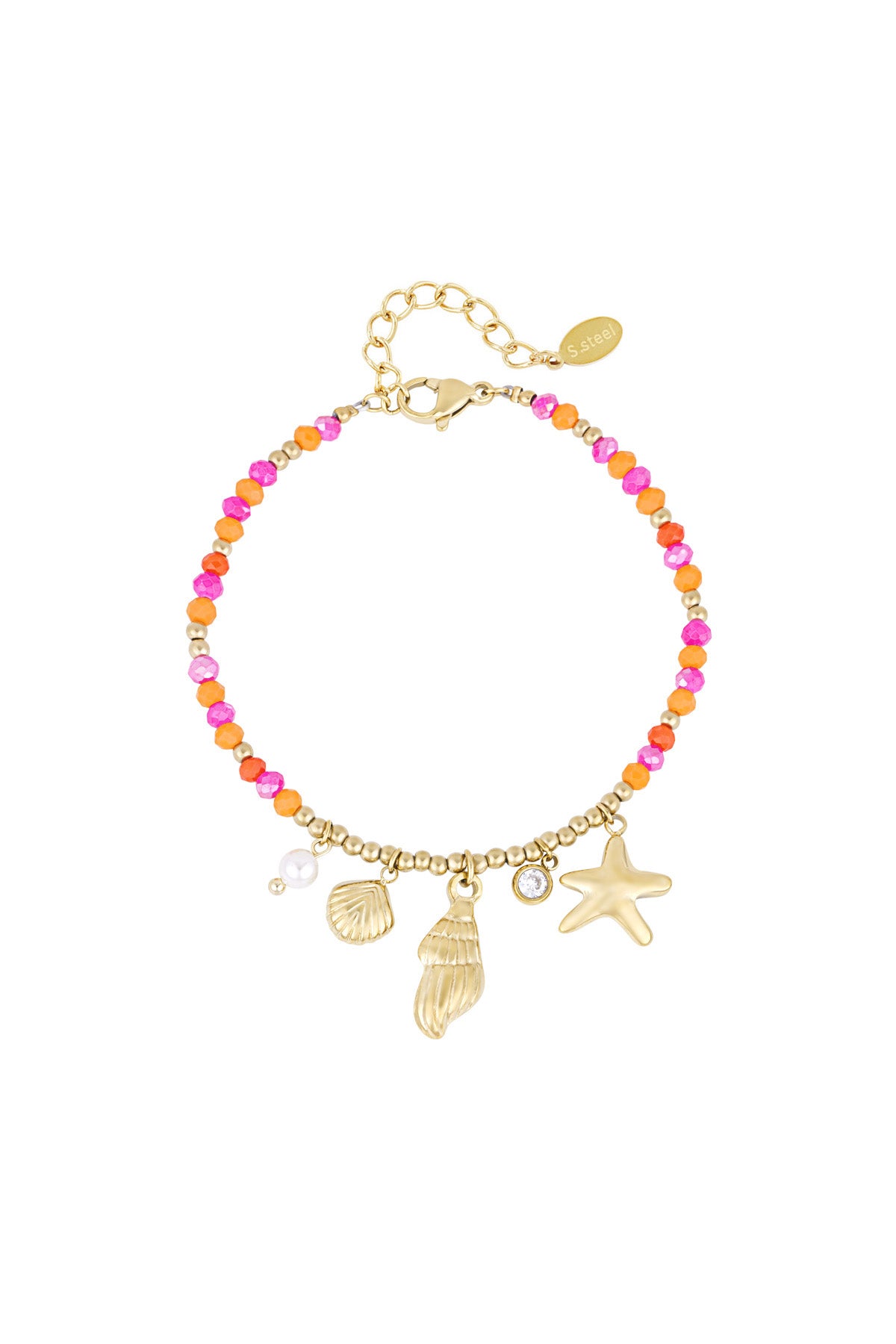Elegant Gold Charm Bracelet - Statement Piece for Any Occasion