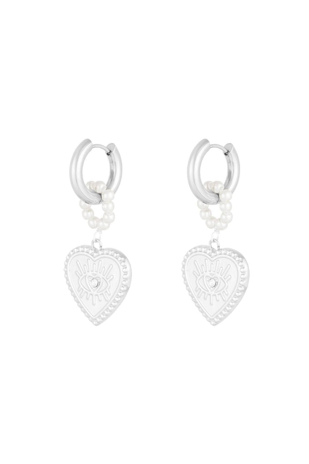 Elegant Drop Earrings in Silver & Gold - Timeless Style