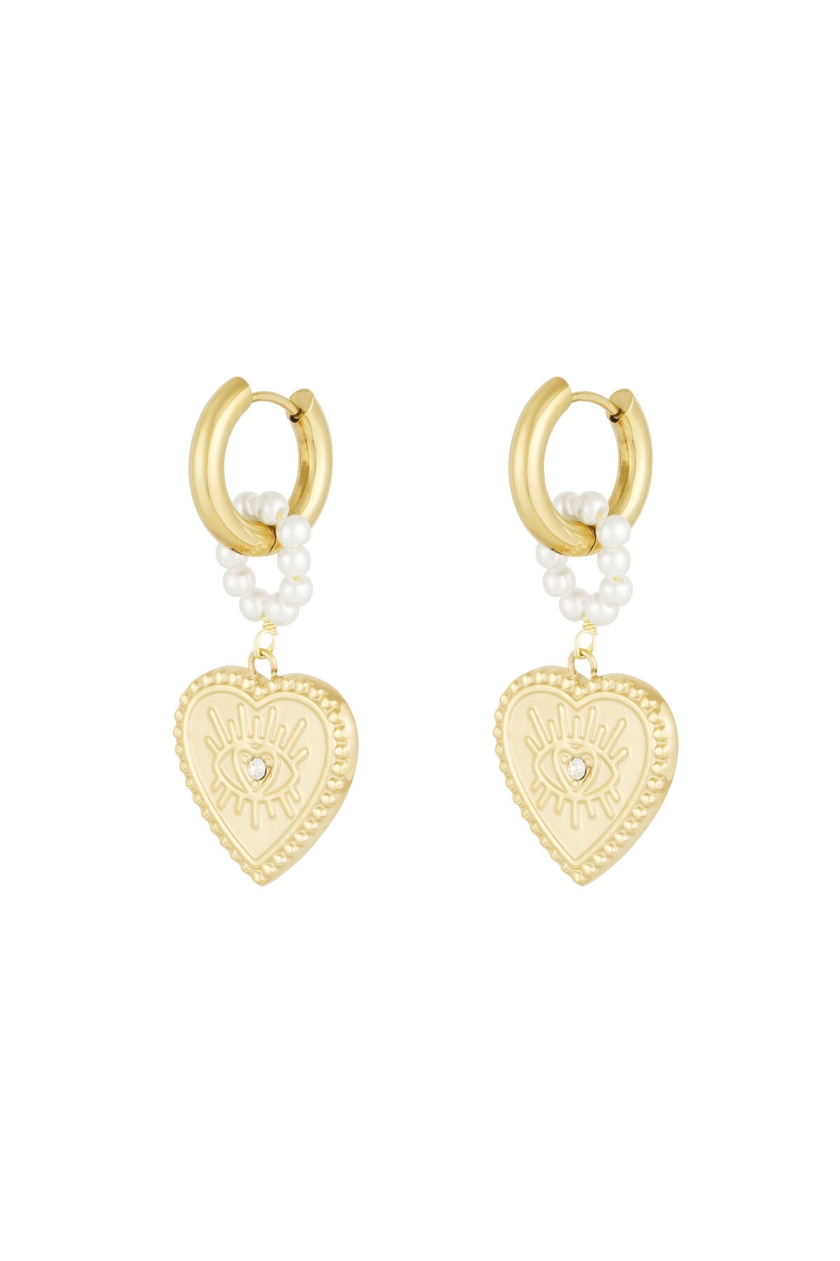 Elegant Drop Earrings in Silver & Gold - Timeless Style