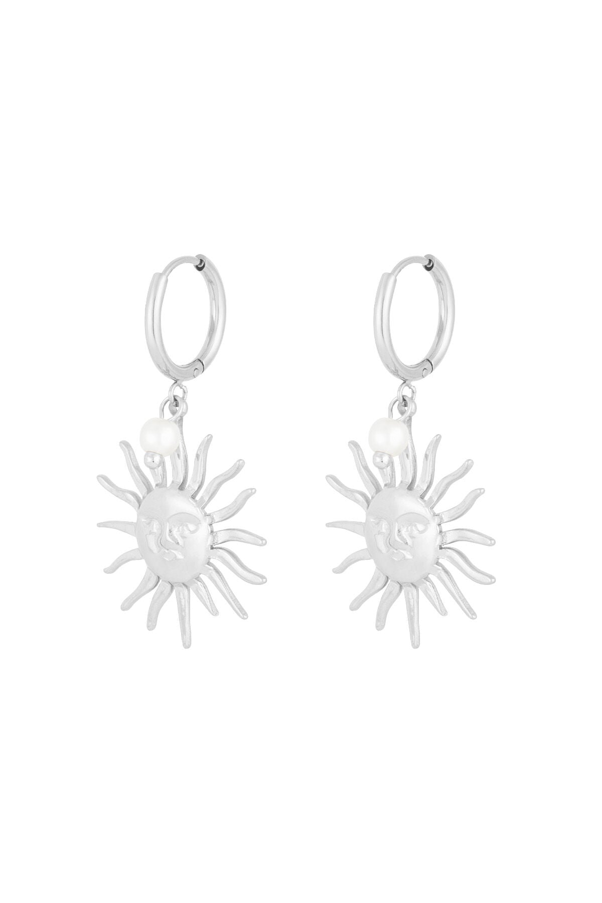 Elegant Drop Earrings in Silver & Gold