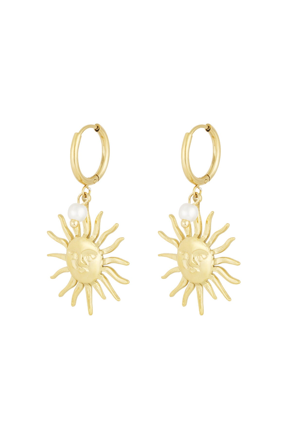 Elegant Drop Earrings in Silver & Gold