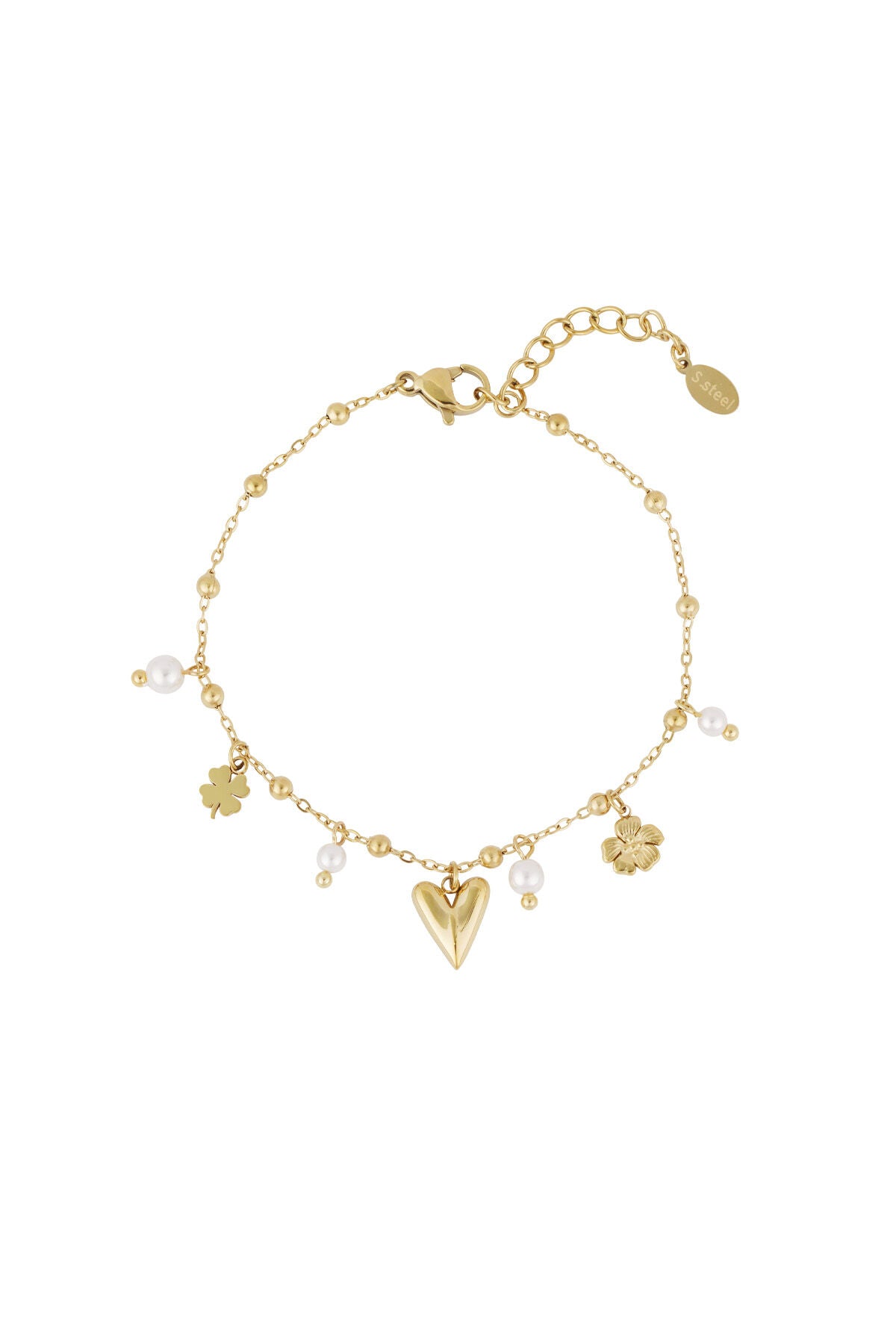 Elegant Charm Bracelets in Silver & Gold