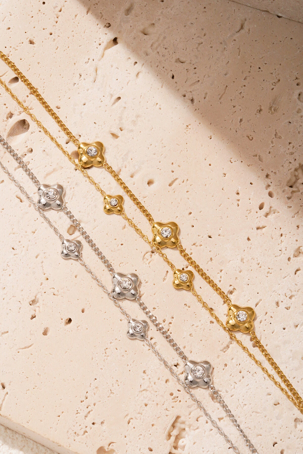 Elegant Silver & Gold Charm Bracelets