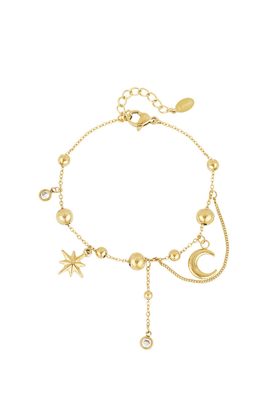 Elegant Charm Bracelets in Silver & Gold