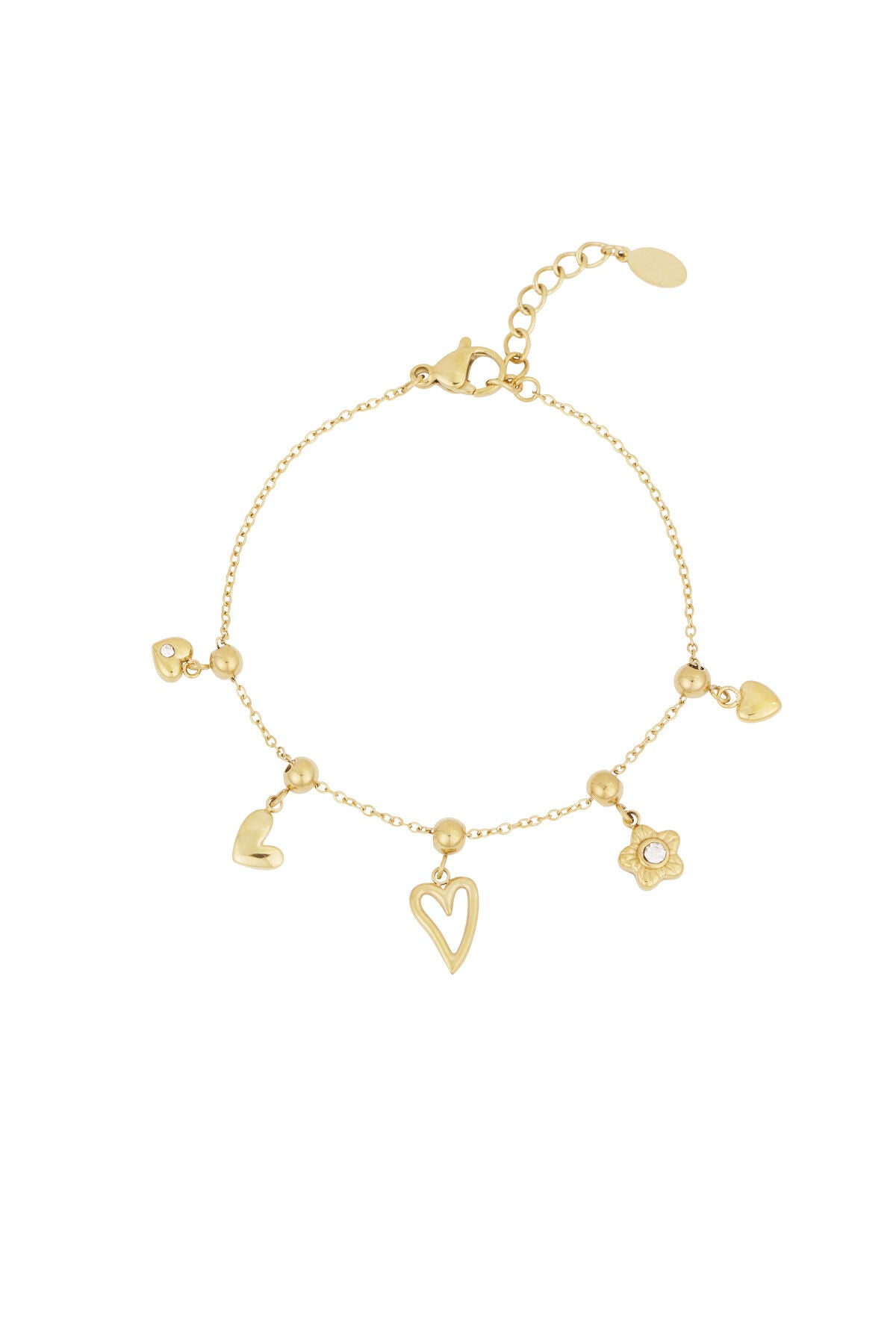 Elegant Charm Bracelets in Silver & Gold