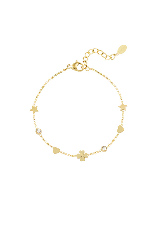 Elegant Silver & Gold Charm Bracelets for Everyday Glam