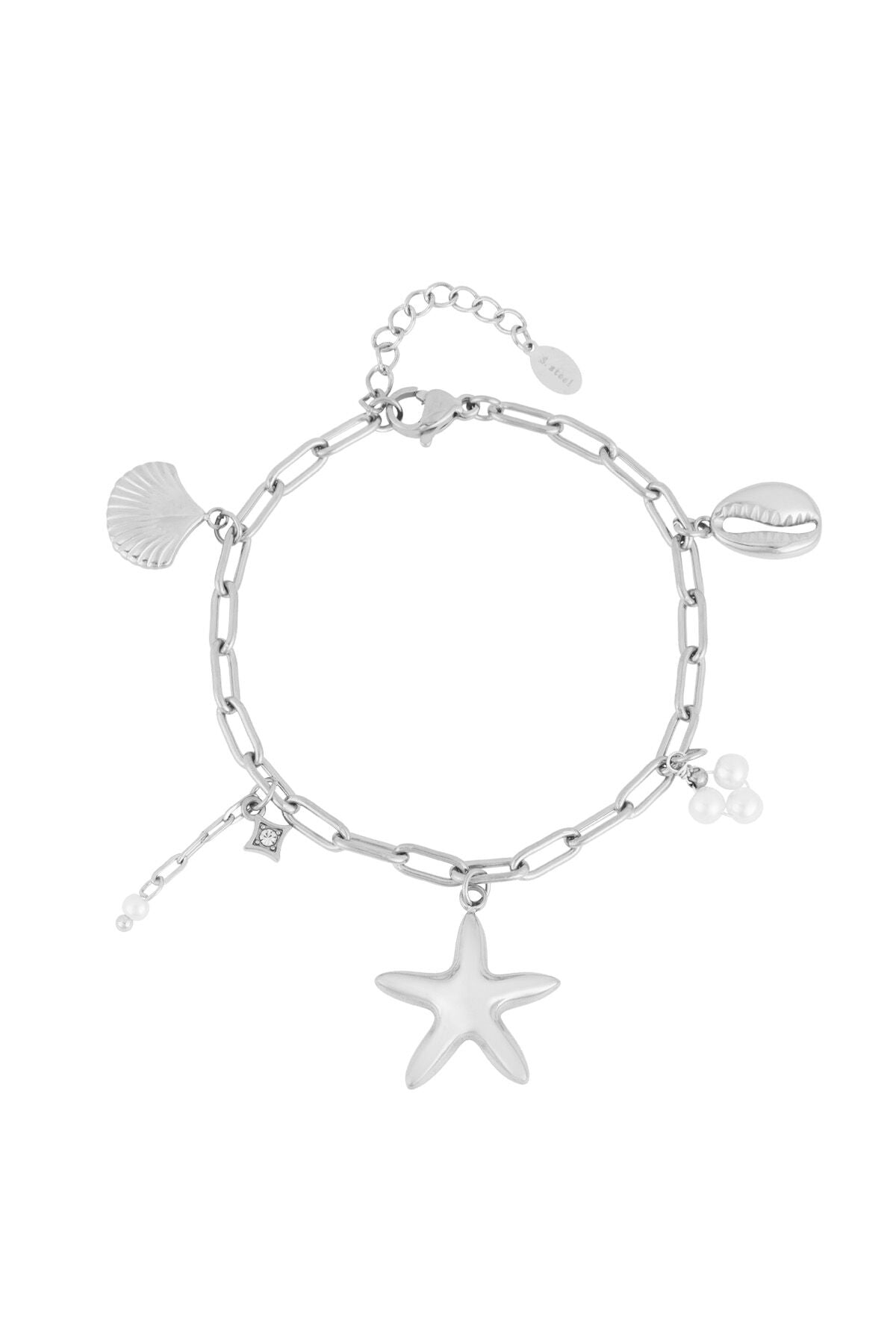 Elegant Statement Charm Bracelets in Silver & Gold