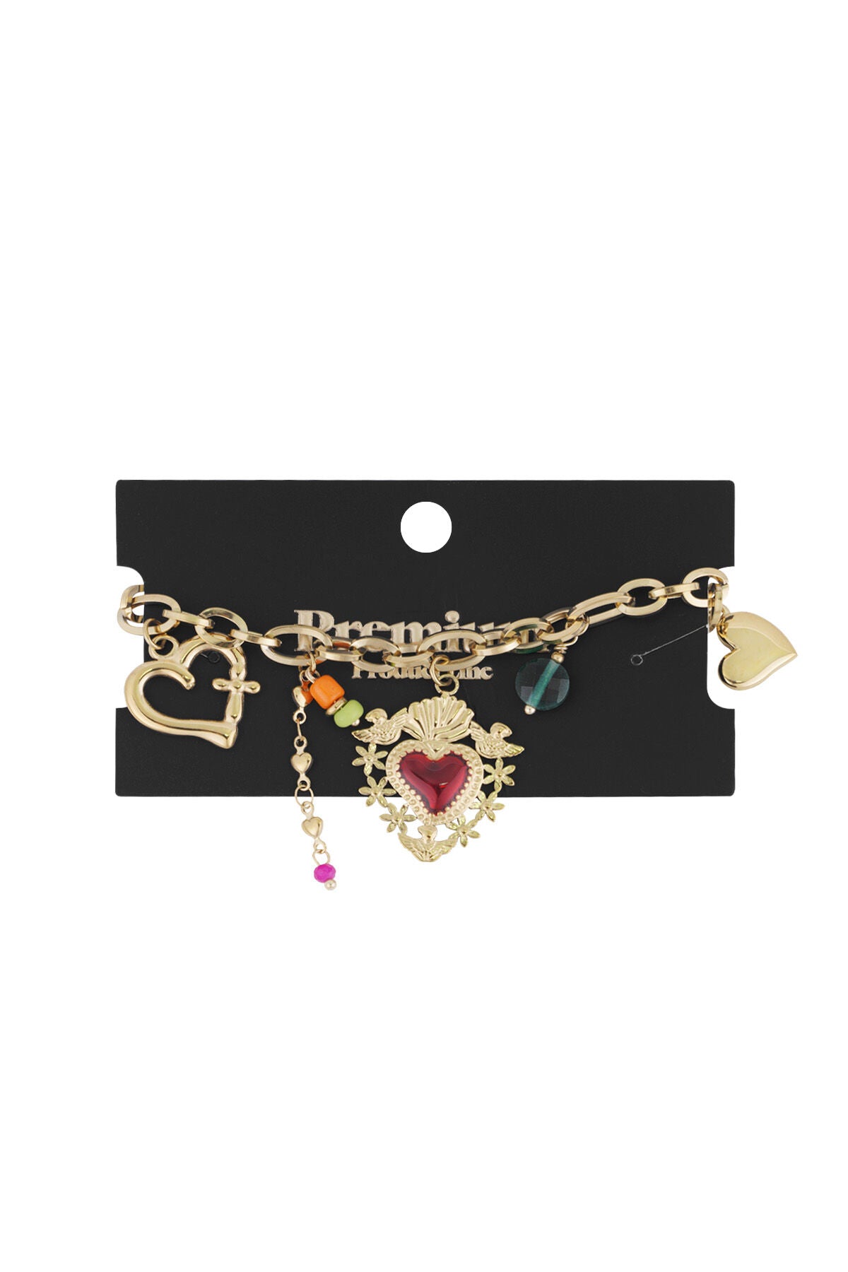 Elegant Gold Charm Bracelet for Women