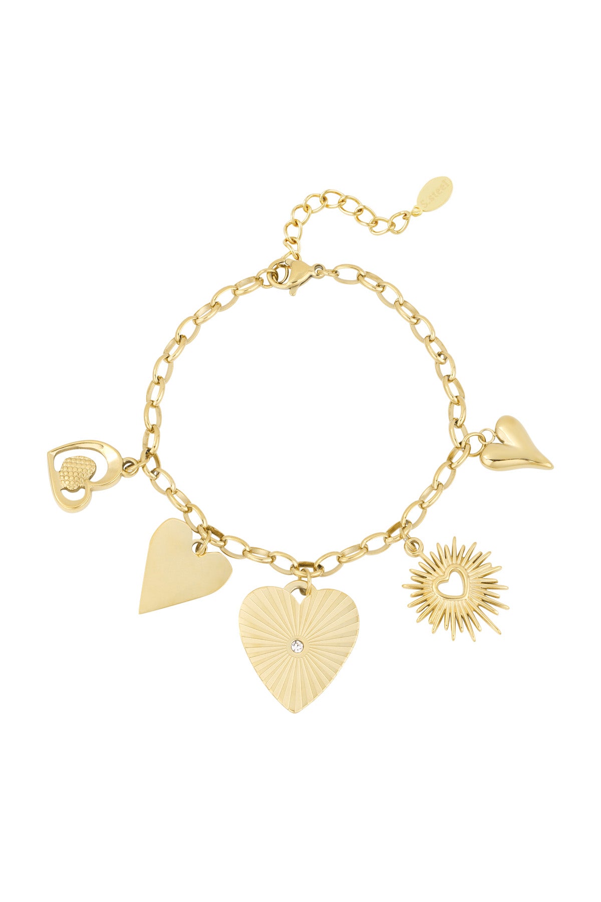 Elegant Gold Charm Bracelet for Stylish Women