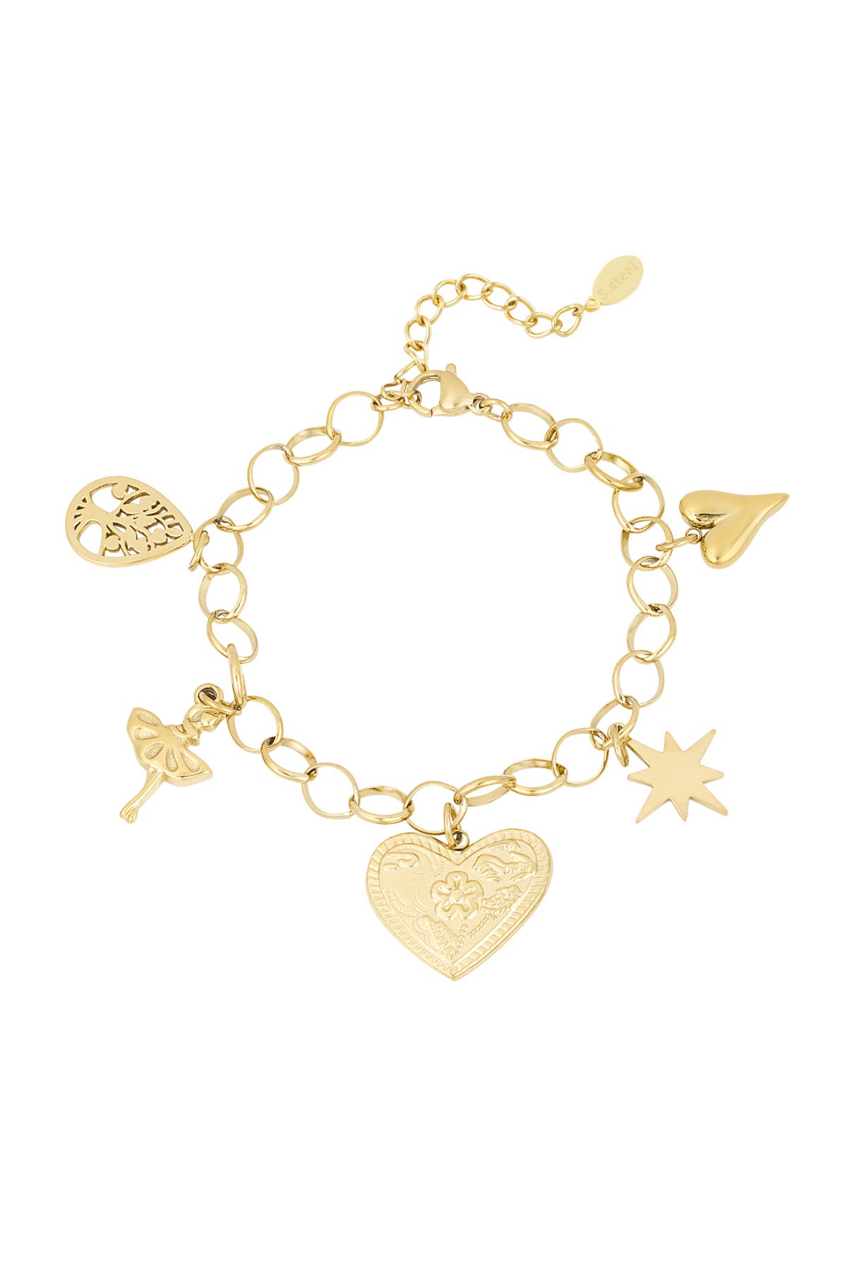 Elegant Charm Bracelets in Silver & Gold