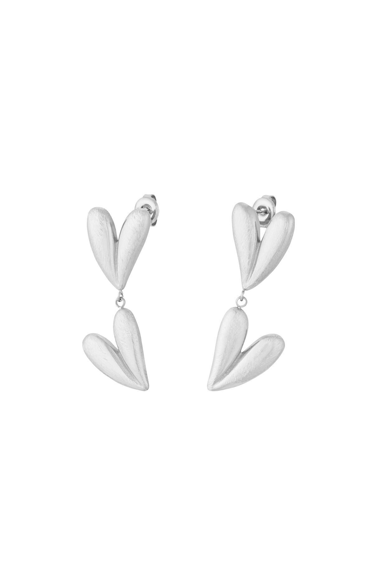 Elegant Drop Earrings in Silver & Gold