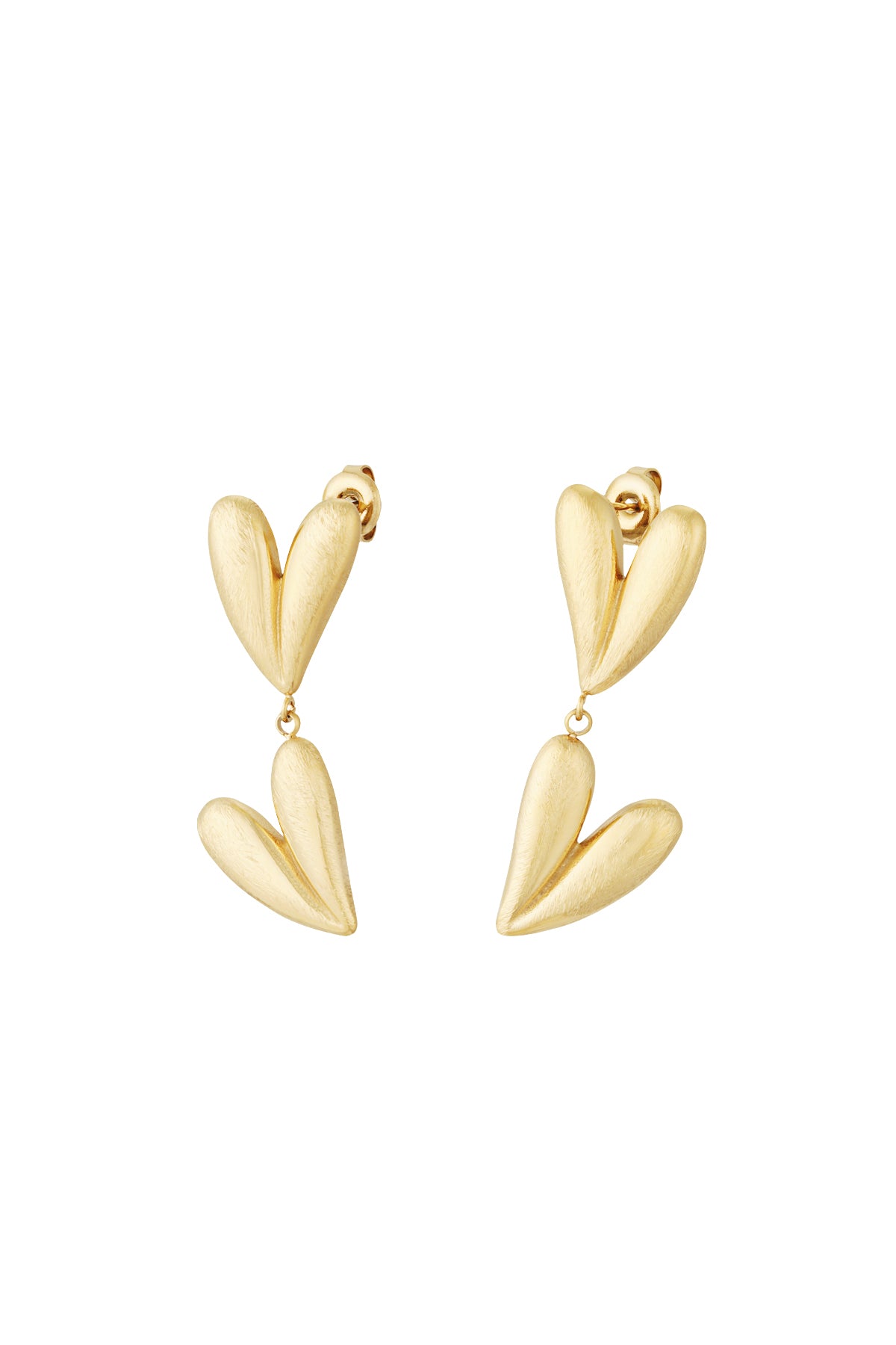 Elegant Drop Earrings in Silver & Gold
