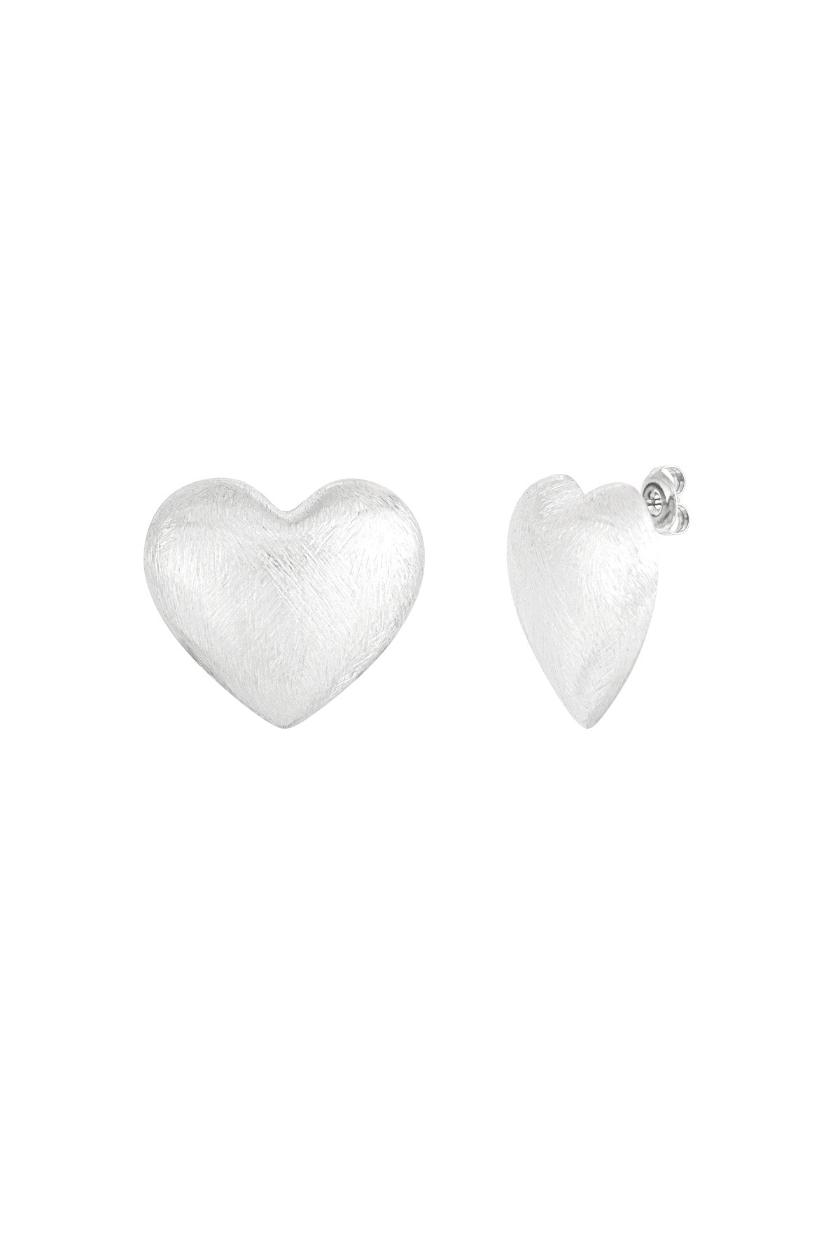 Elegant Statement Stud Earrings in Silver & Gold