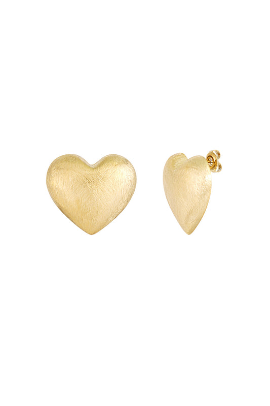 Elegant Statement Stud Earrings in Silver & Gold