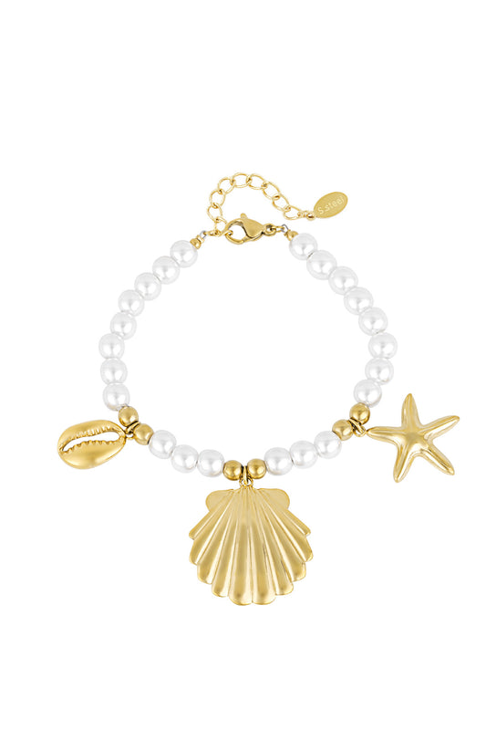 Elegant Gold Beaded Bracelet for Stylish Women