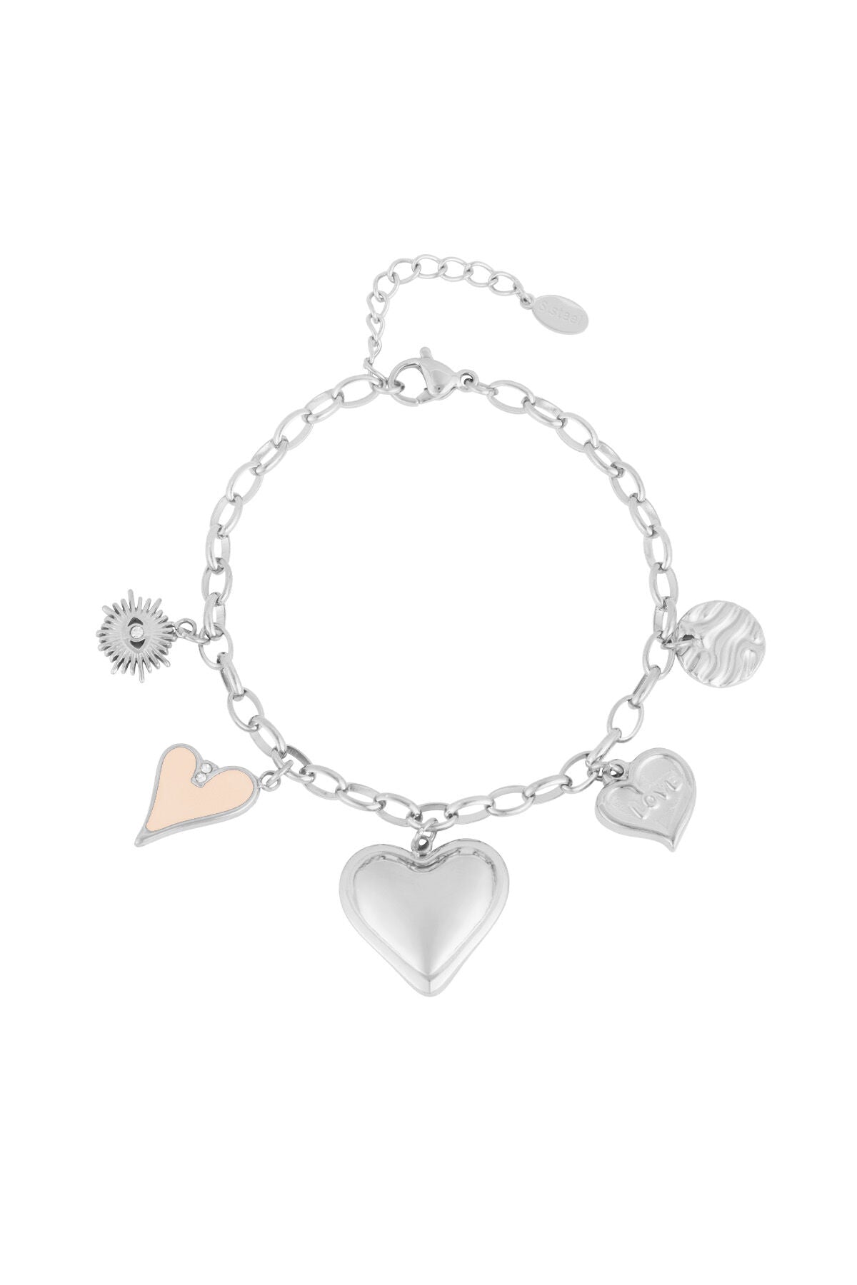 Elegant Silver & Gold Charm Bracelets for Women
