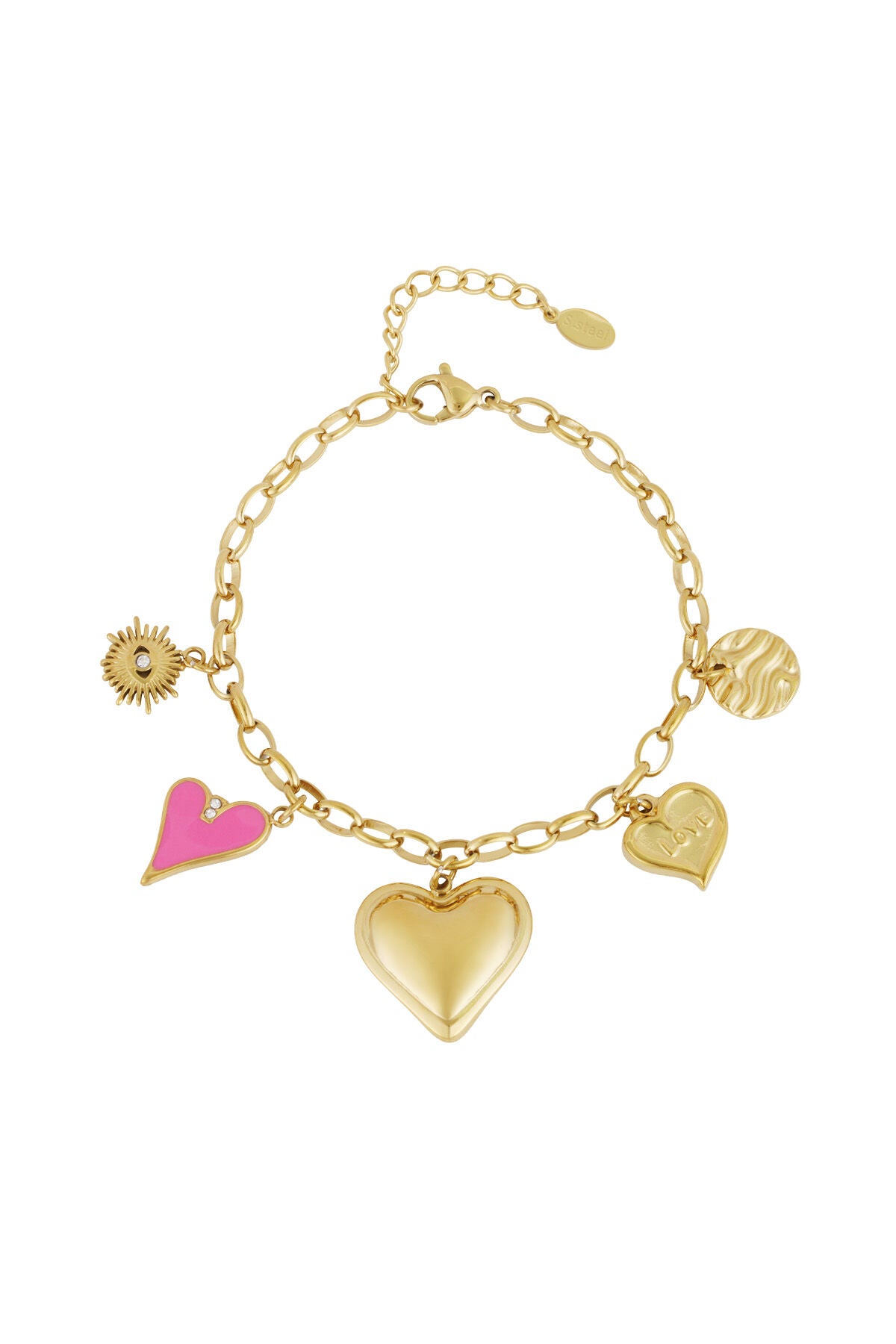 Elegant Silver & Gold Charm Bracelets for Women