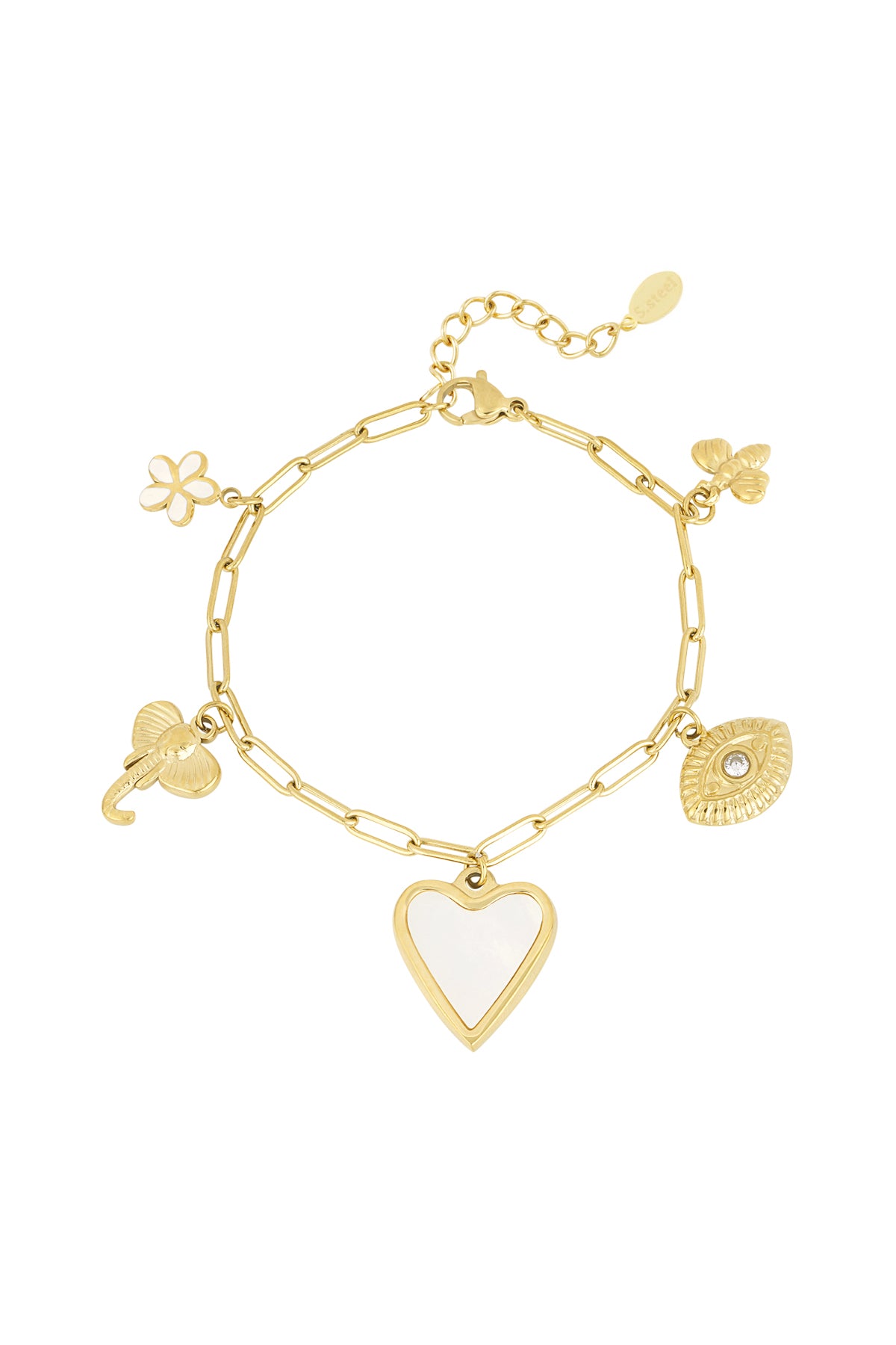 Elegant Charm Bracelets in Silver & Gold