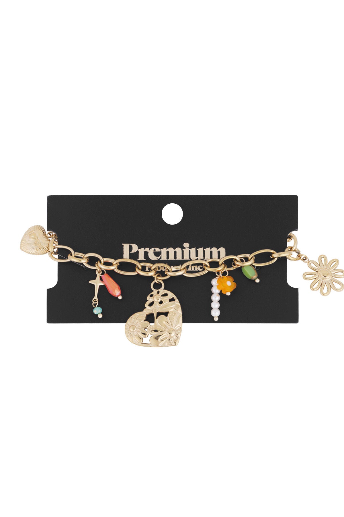 Elegant Gold Charm Bracelet for Statement Style