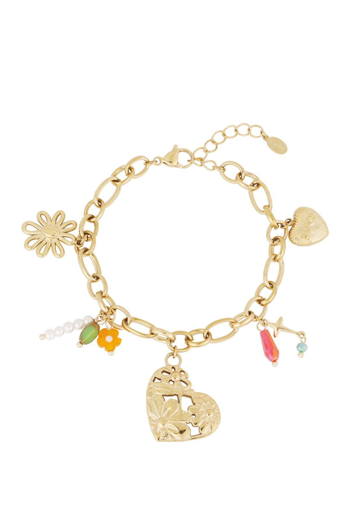Elegant Gold Charm Bracelet for Statement Style
