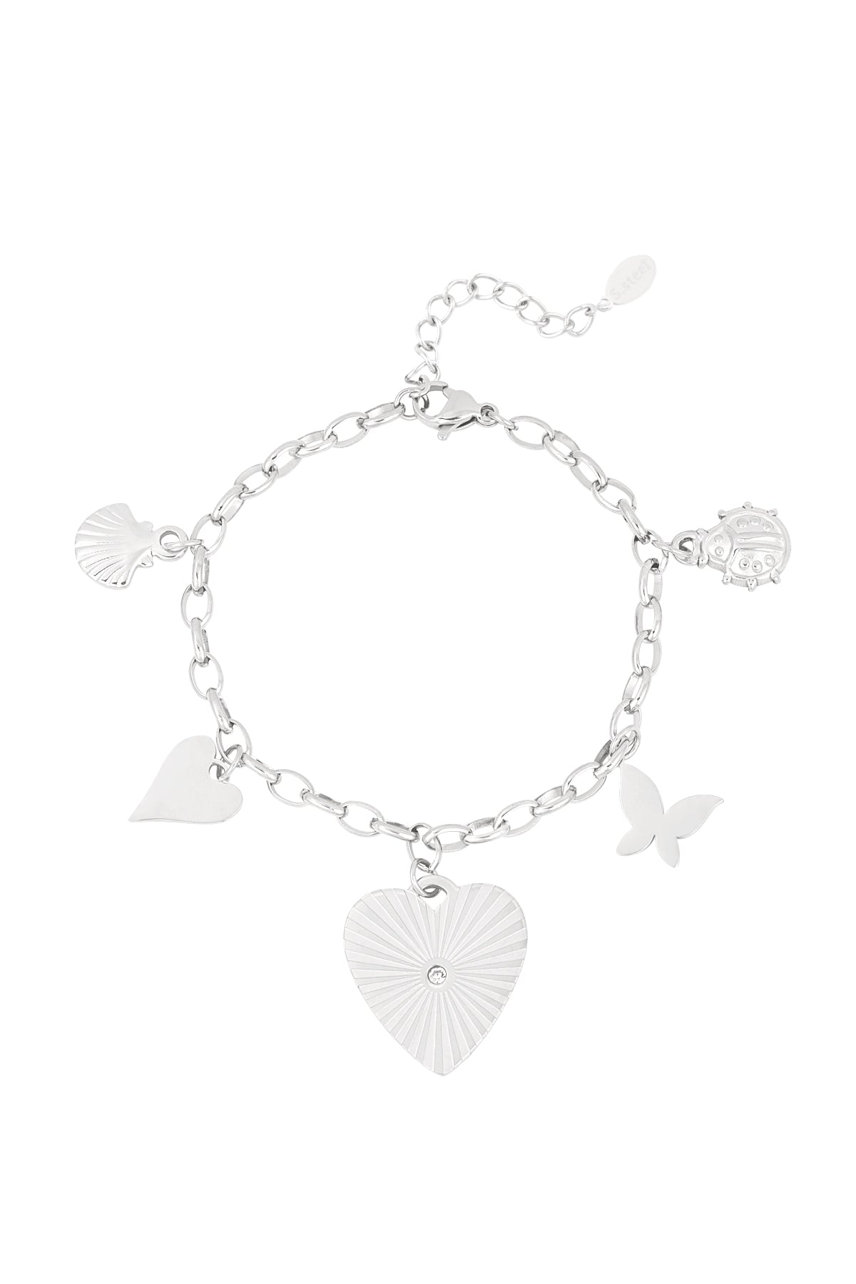 Elegant Charm Bracelets in Silver & Gold