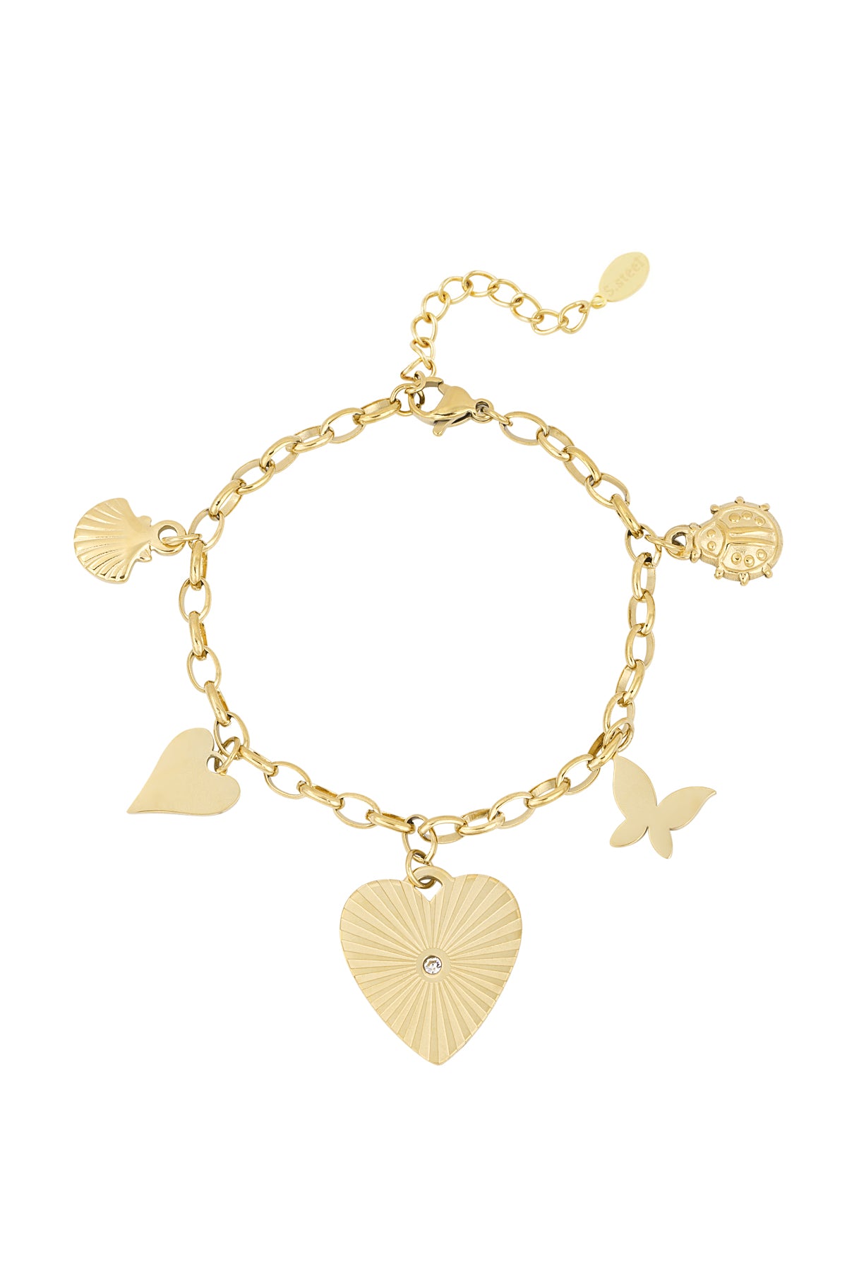 Elegant Charm Bracelets in Silver & Gold