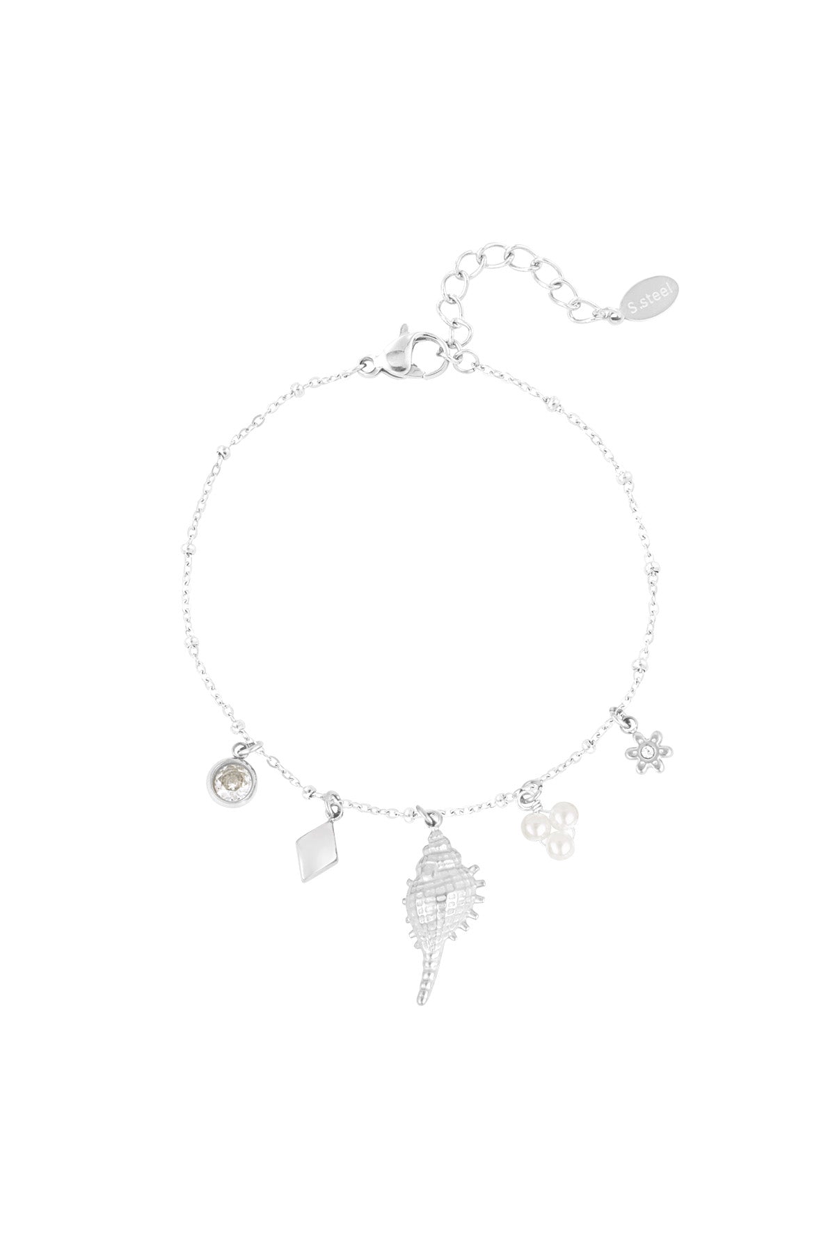 Elegant Silver & Gold Charm Bracelets for Women