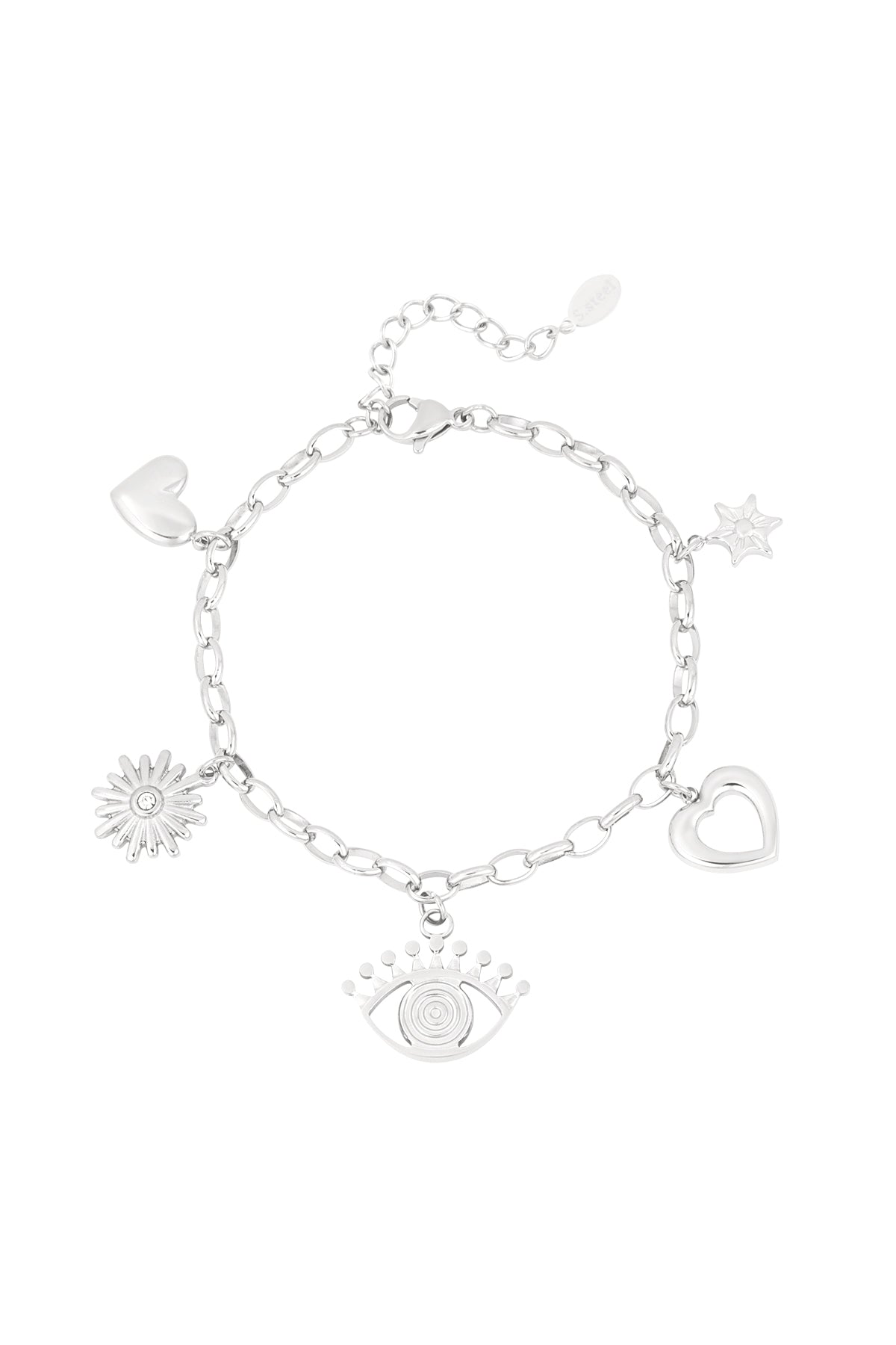 Elegant Silver & Gold Charm Bracelets for Women