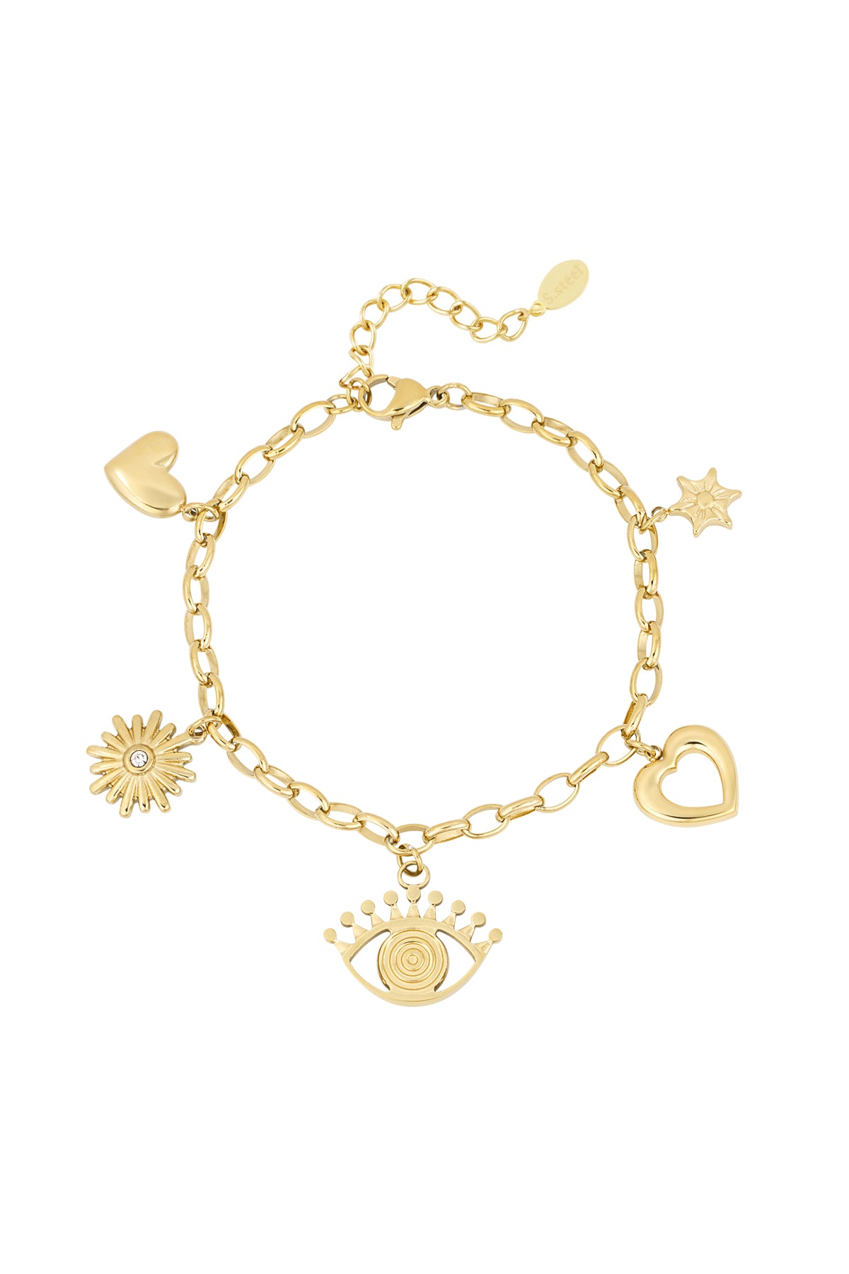 Elegant Silver & Gold Charm Bracelets for Women