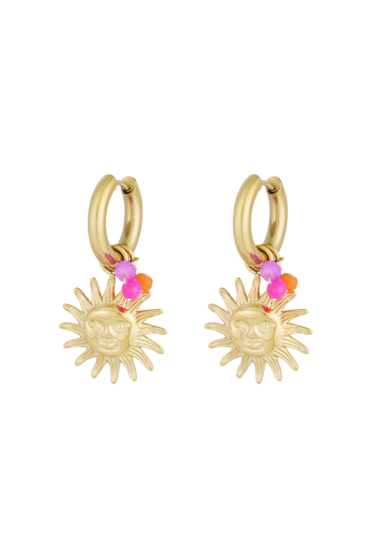Elegant Gold & Coffee Brown Drop Earrings for All Occasions