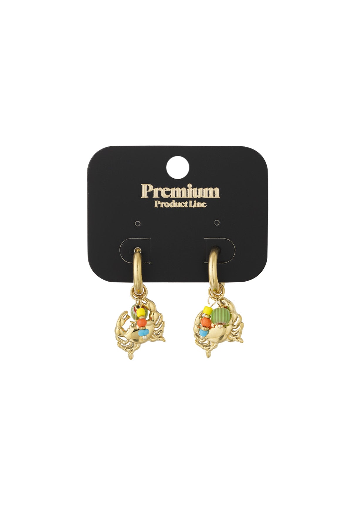 Elegant 14K Gold Plated Oceanic Drop Earrings