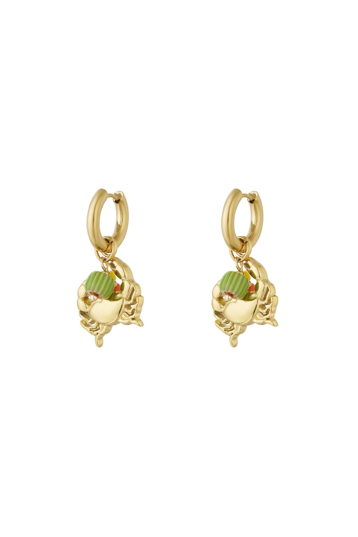 Elegant 14K Gold Plated Oceanic Drop Earrings