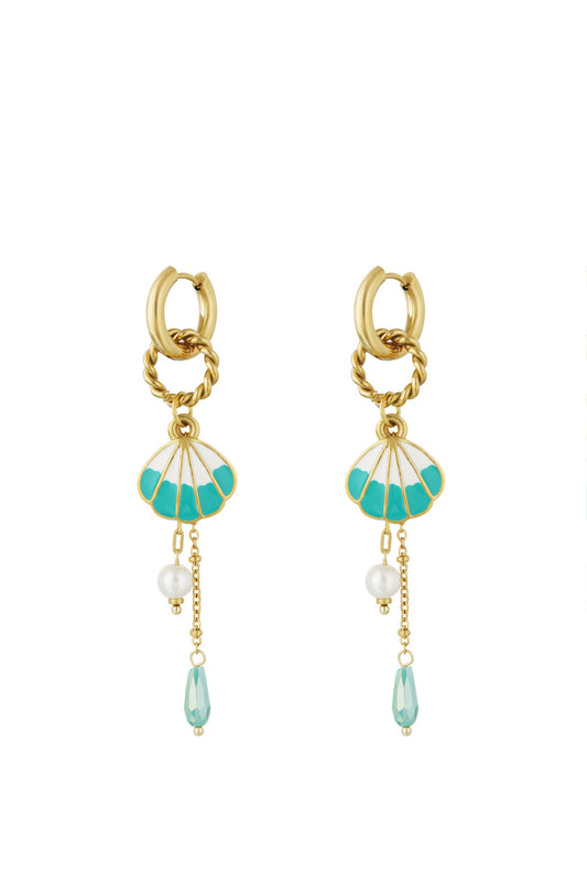 Elegant Gold Color Drop Earrings for Women