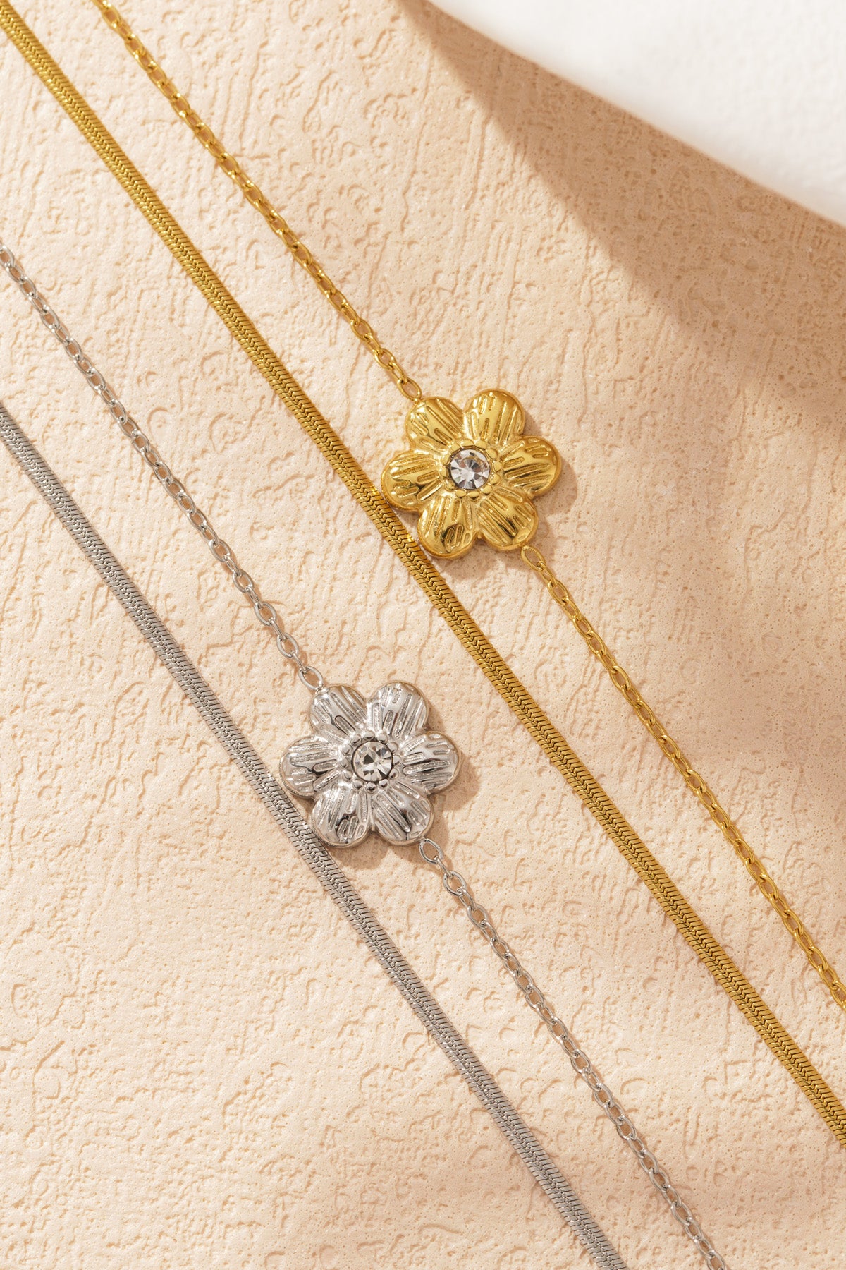 Elegant Charm Bracelets in Silver & Gold