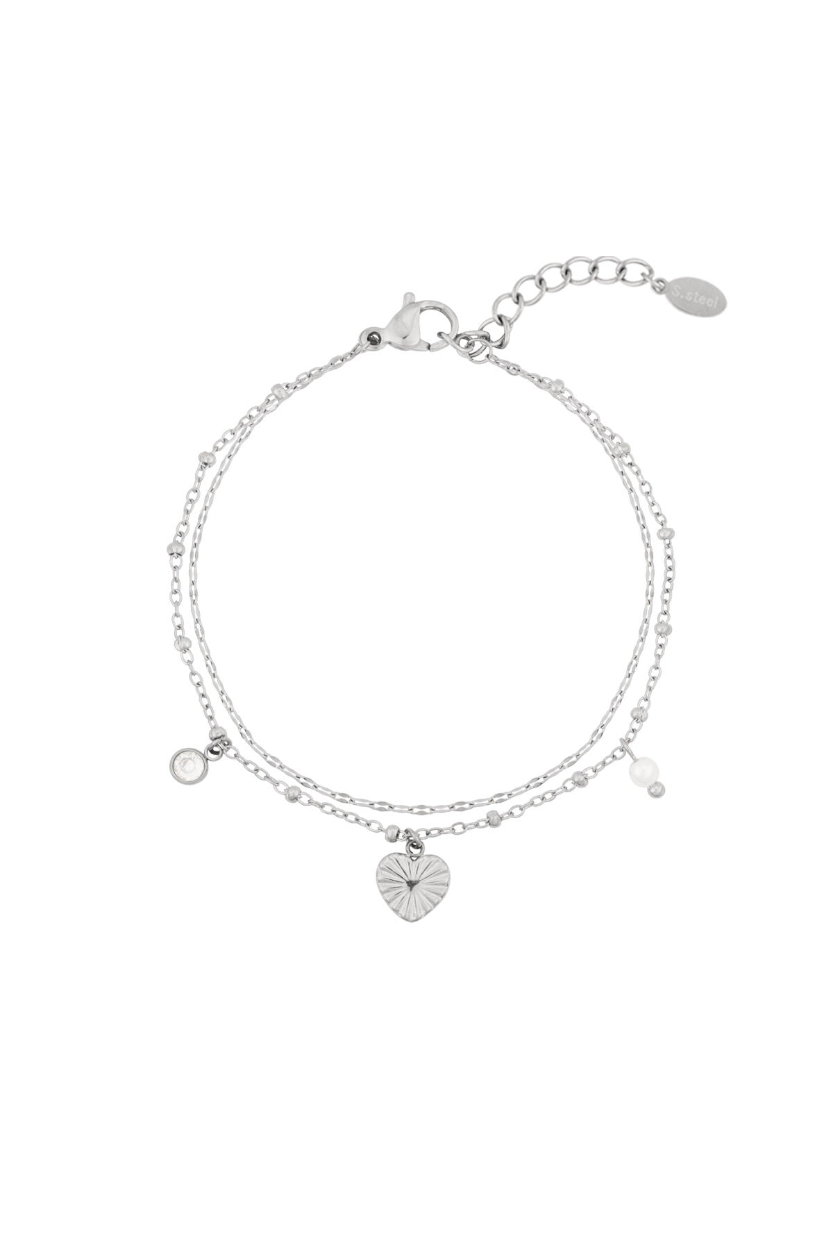 Elegant Heart Charm Bracelet for Everyday Style