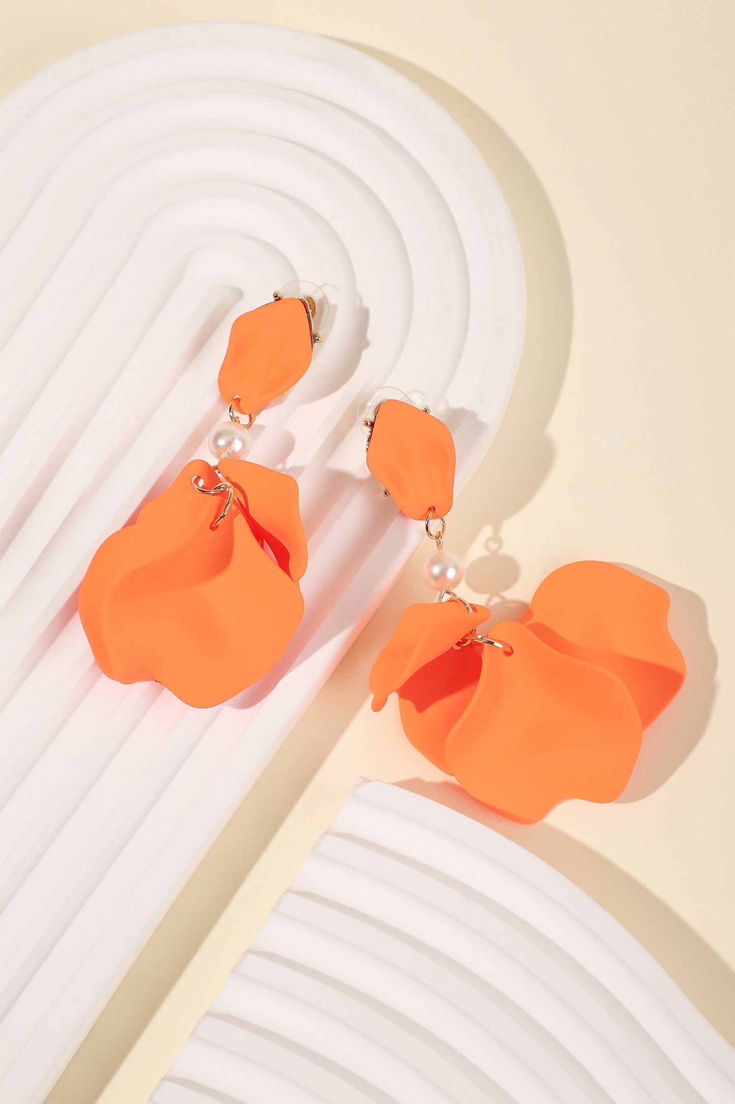 Romantic Floral Drop Earrings for Spring/Summer