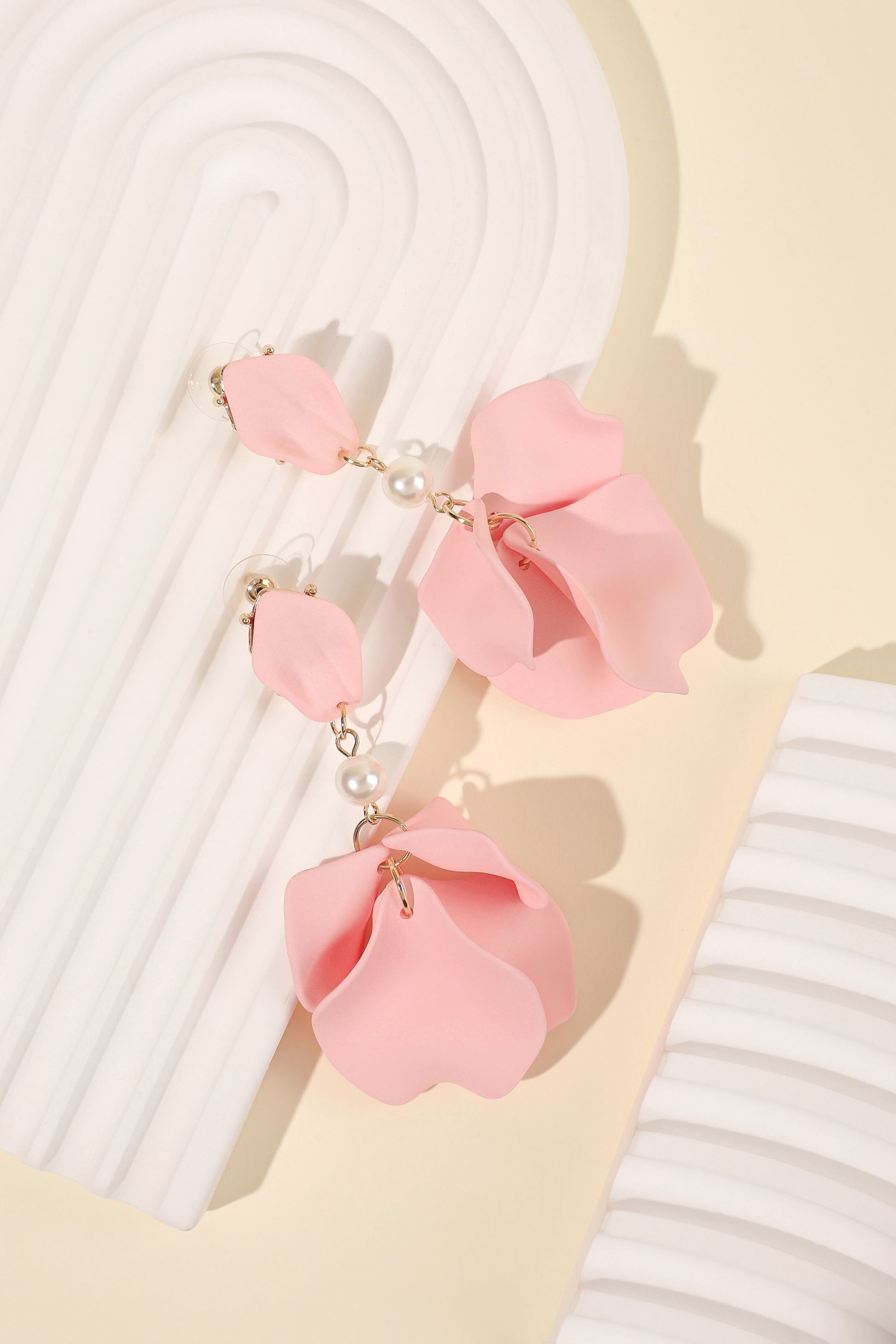 Romantic Floral Drop Earrings for Spring/Summer