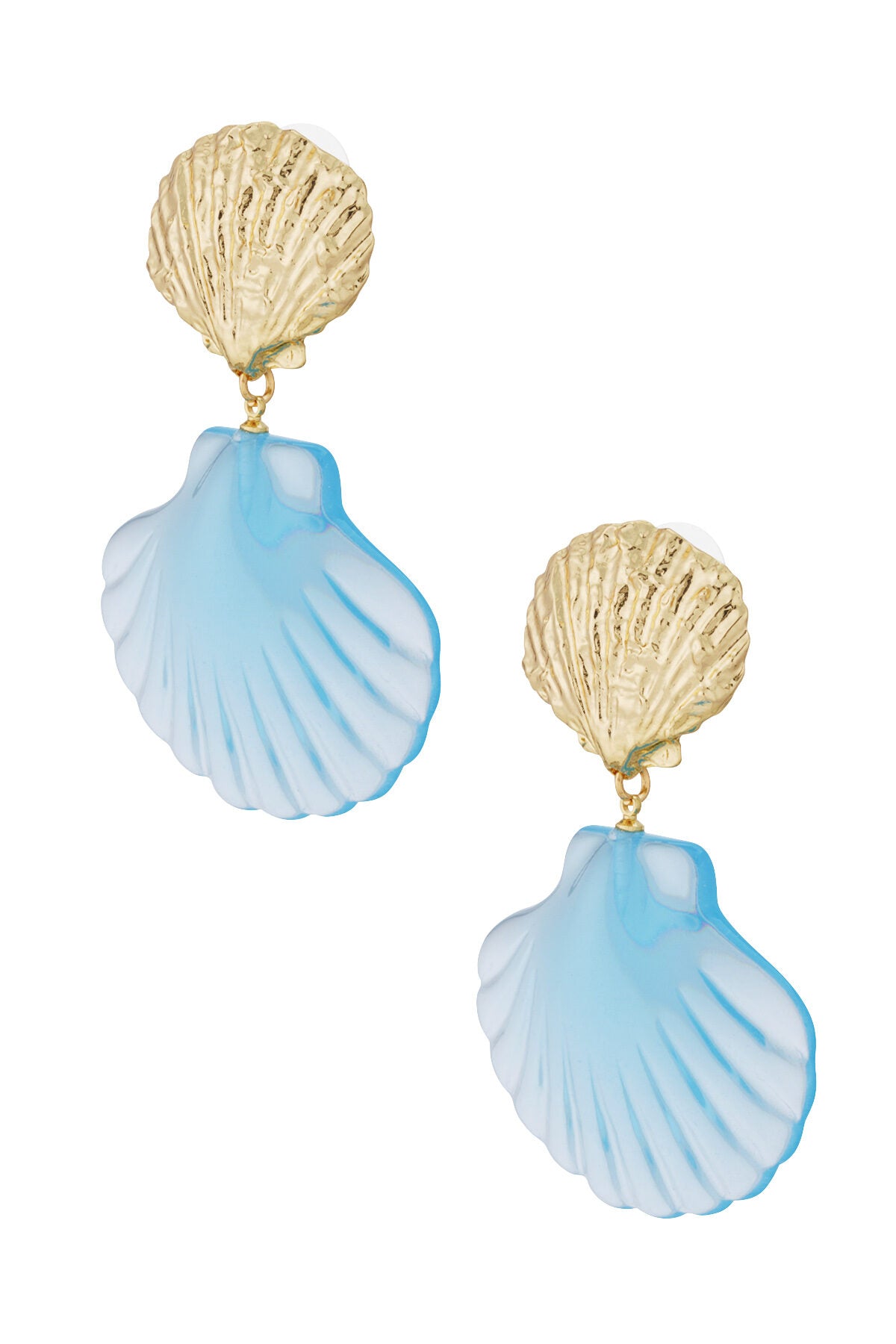 Chic Spring/Summer Shell Drop Earrings