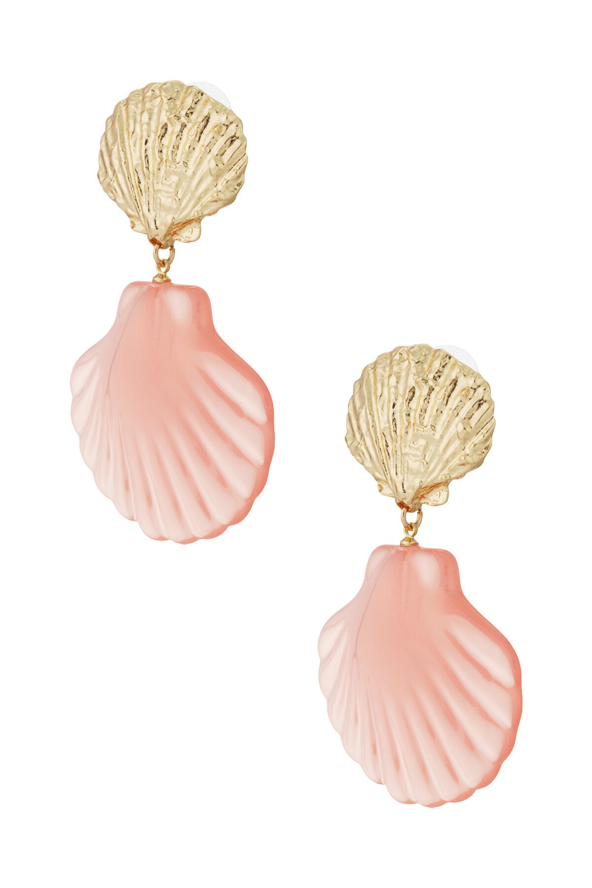 Chic Spring/Summer Shell Drop Earrings