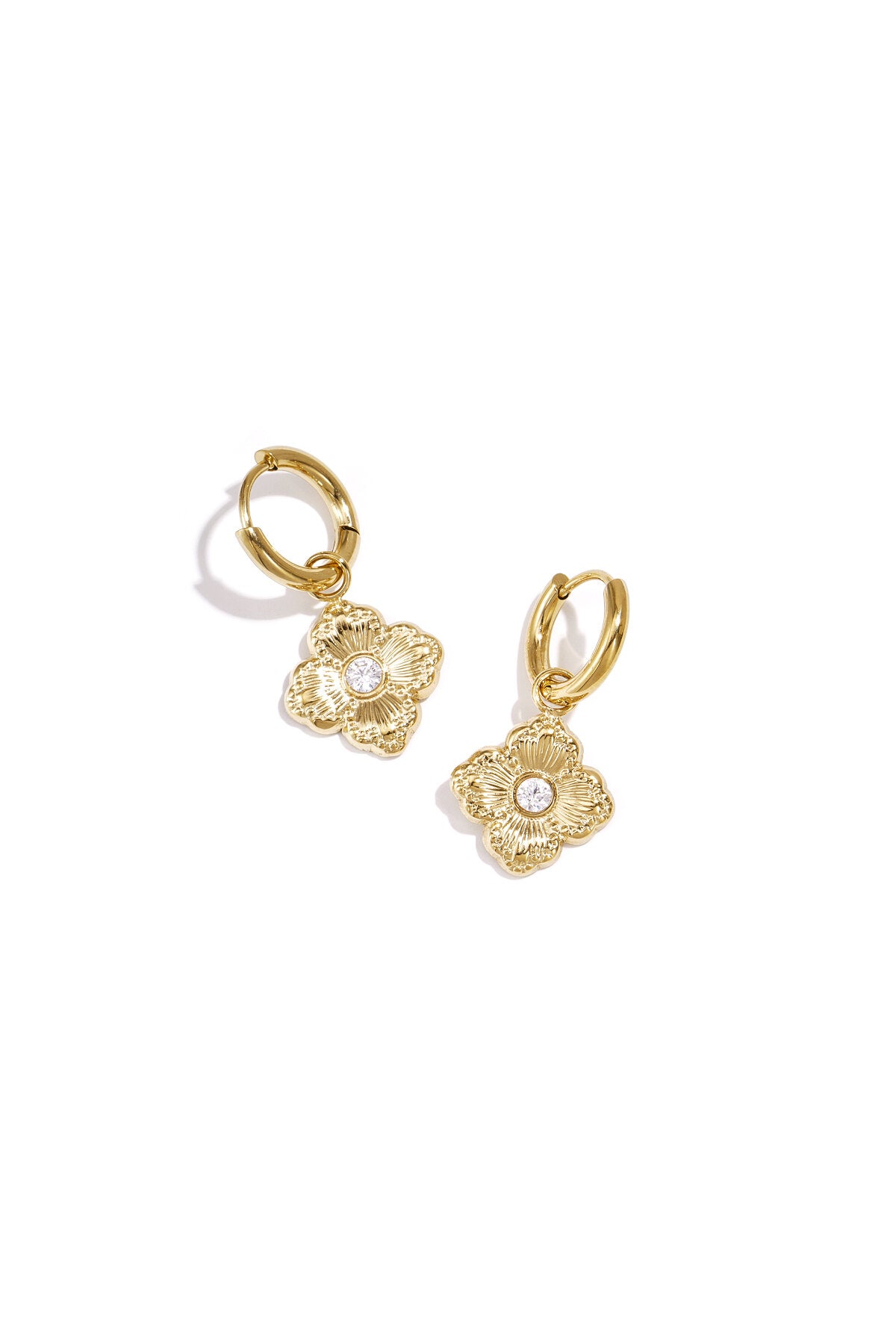 Elegant Flower Drop Earrings for Everyday Glam