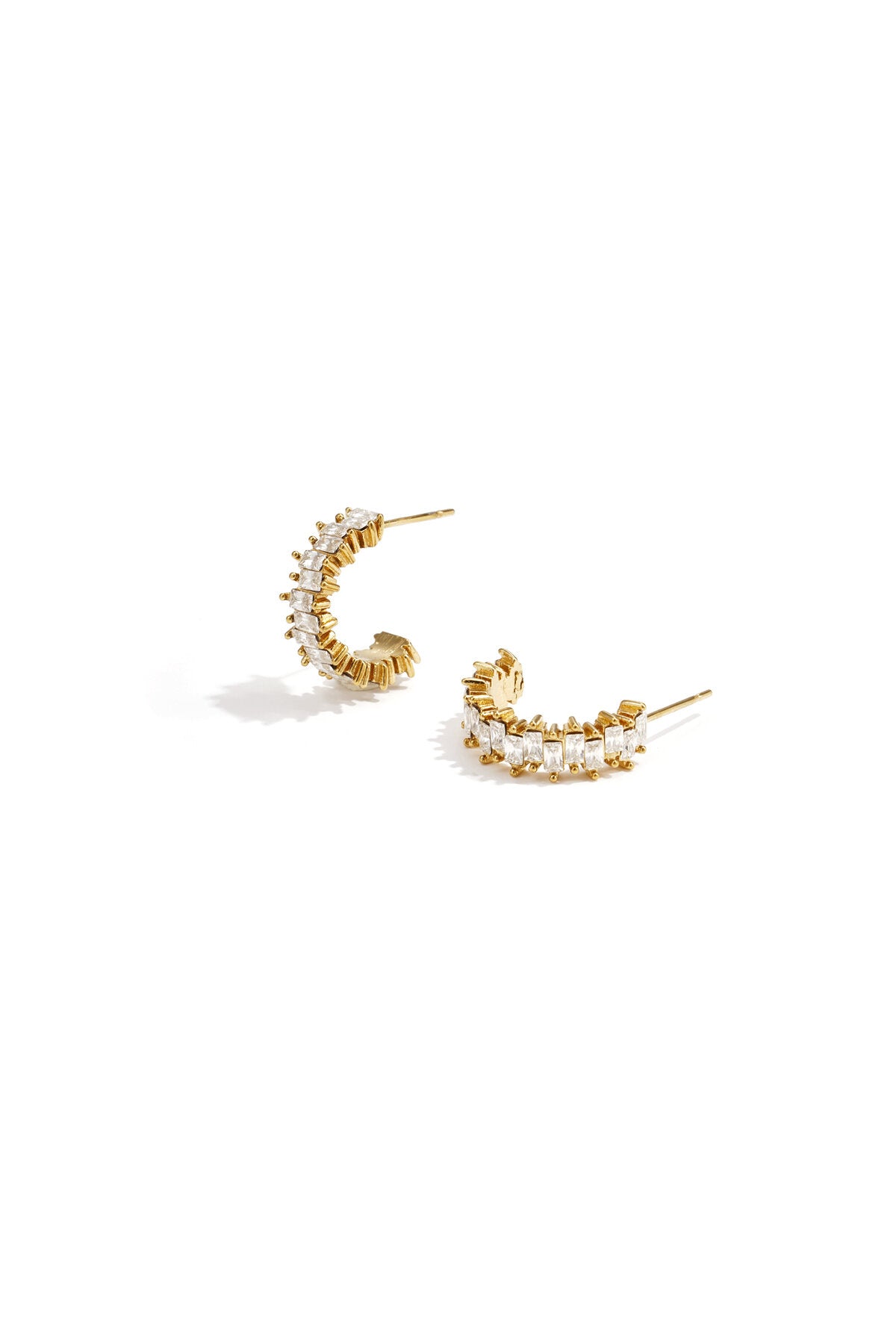 Elegant Rhinestone Hoop Earrings for All Occasions