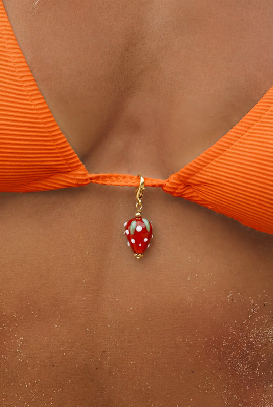 Red Resin Fruit Statement Ring - Simple & Stylish