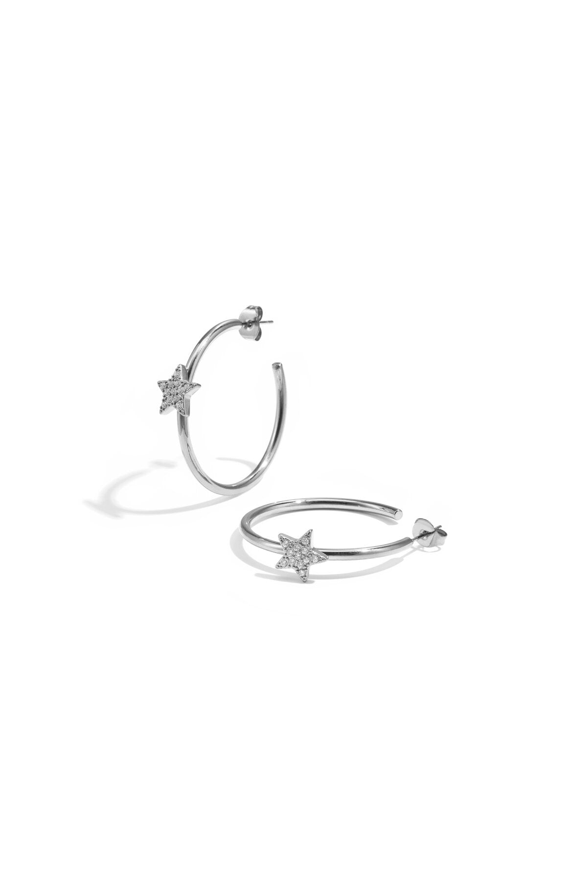 Elegant Rhinestone Hoop Earrings for Women