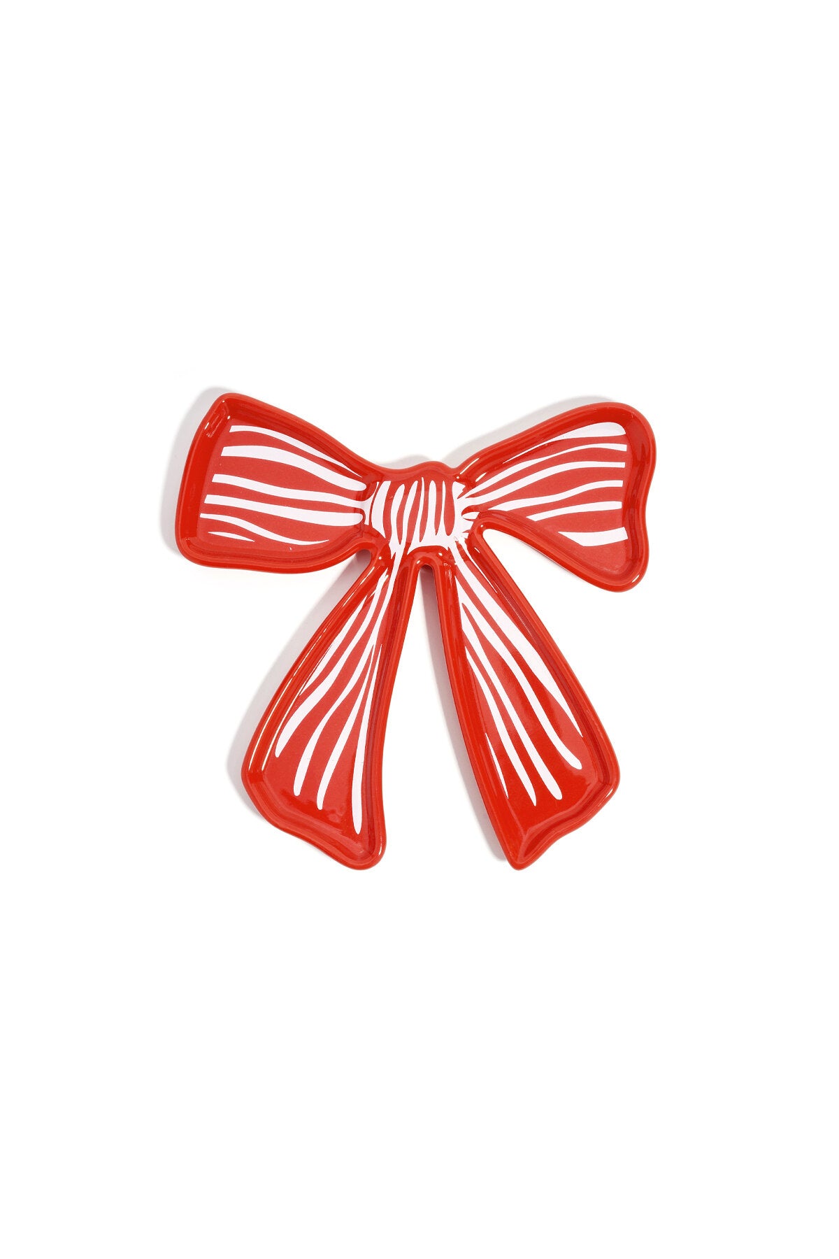 Elegant Ceramic Jewelry Trays in Vibrant Orange & Rose Red
