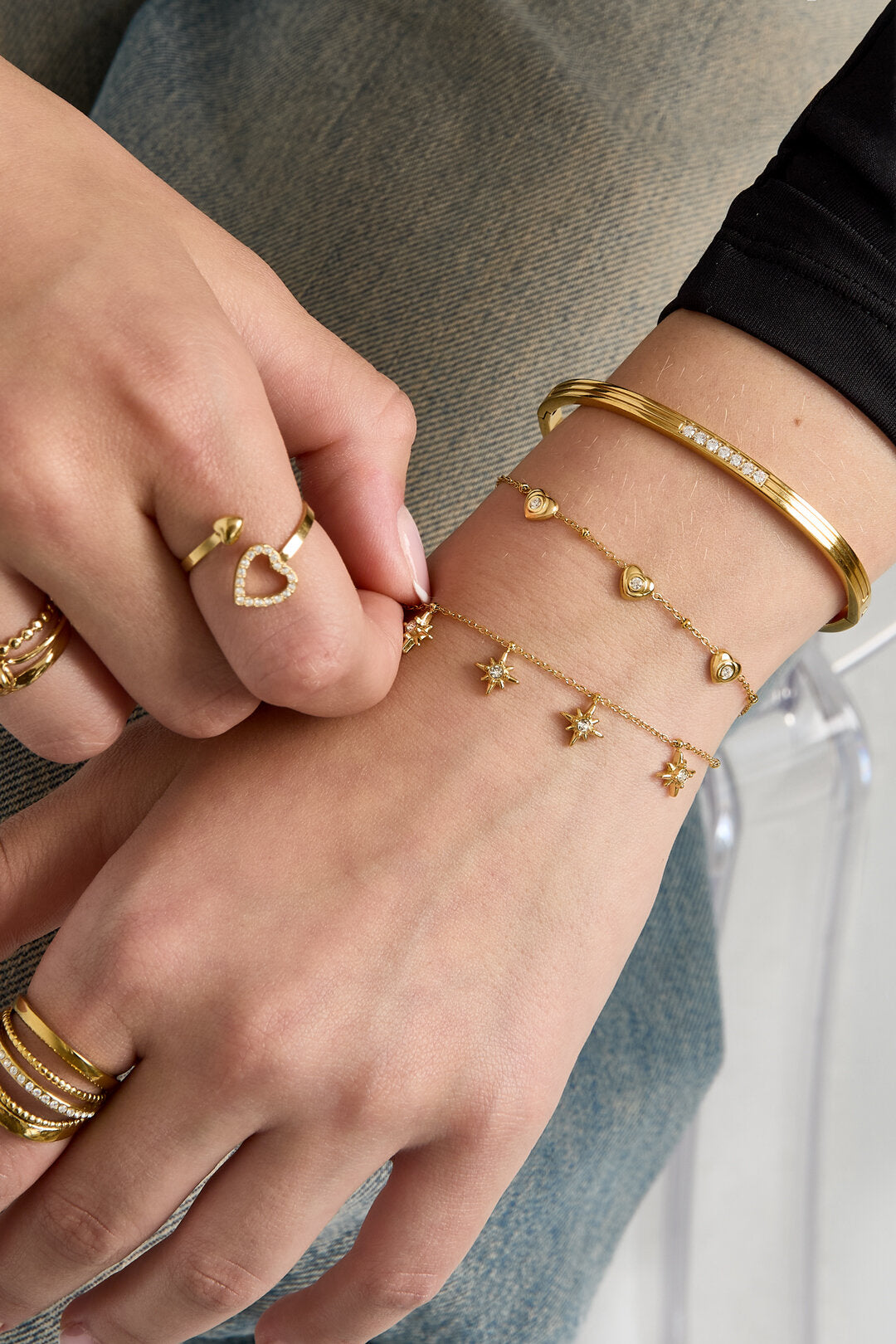 Stylish Star Charm Bracelet for Women