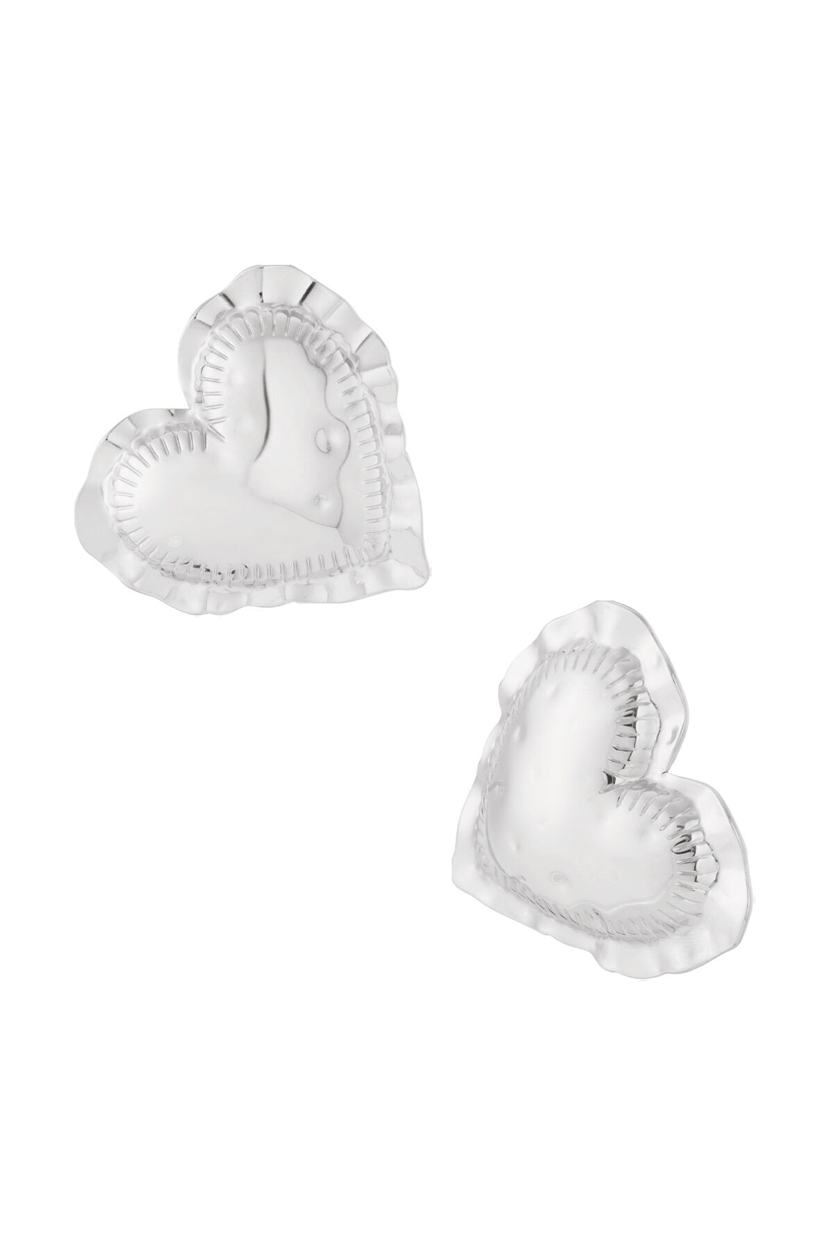 Elegant Heart Stud Earrings for Everyday Sparkle