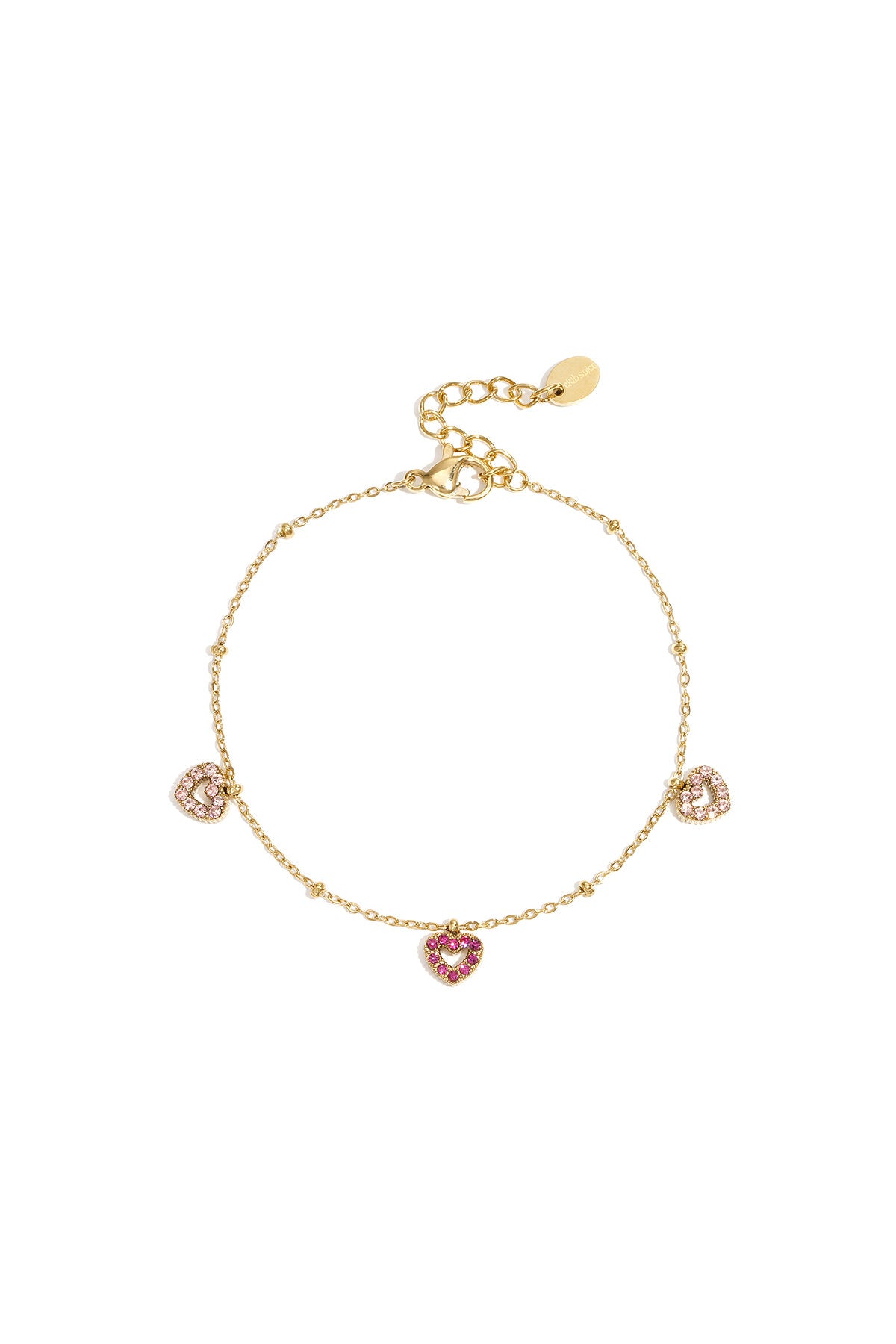 Elegant Gold Heart Charm Bracelet for Everyday Wear