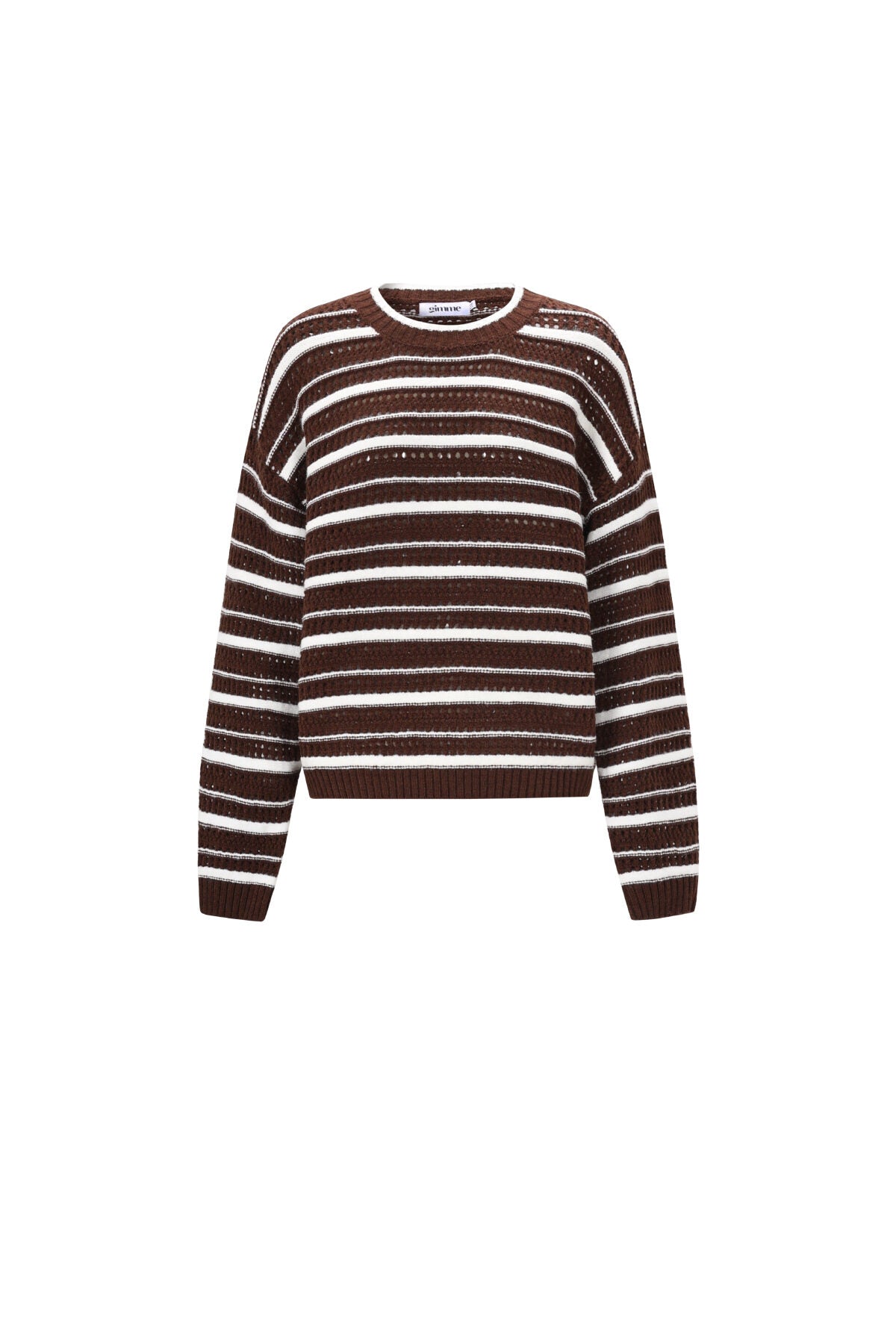 Chic Striped Knit Sweater for Cozy Fall Vibes